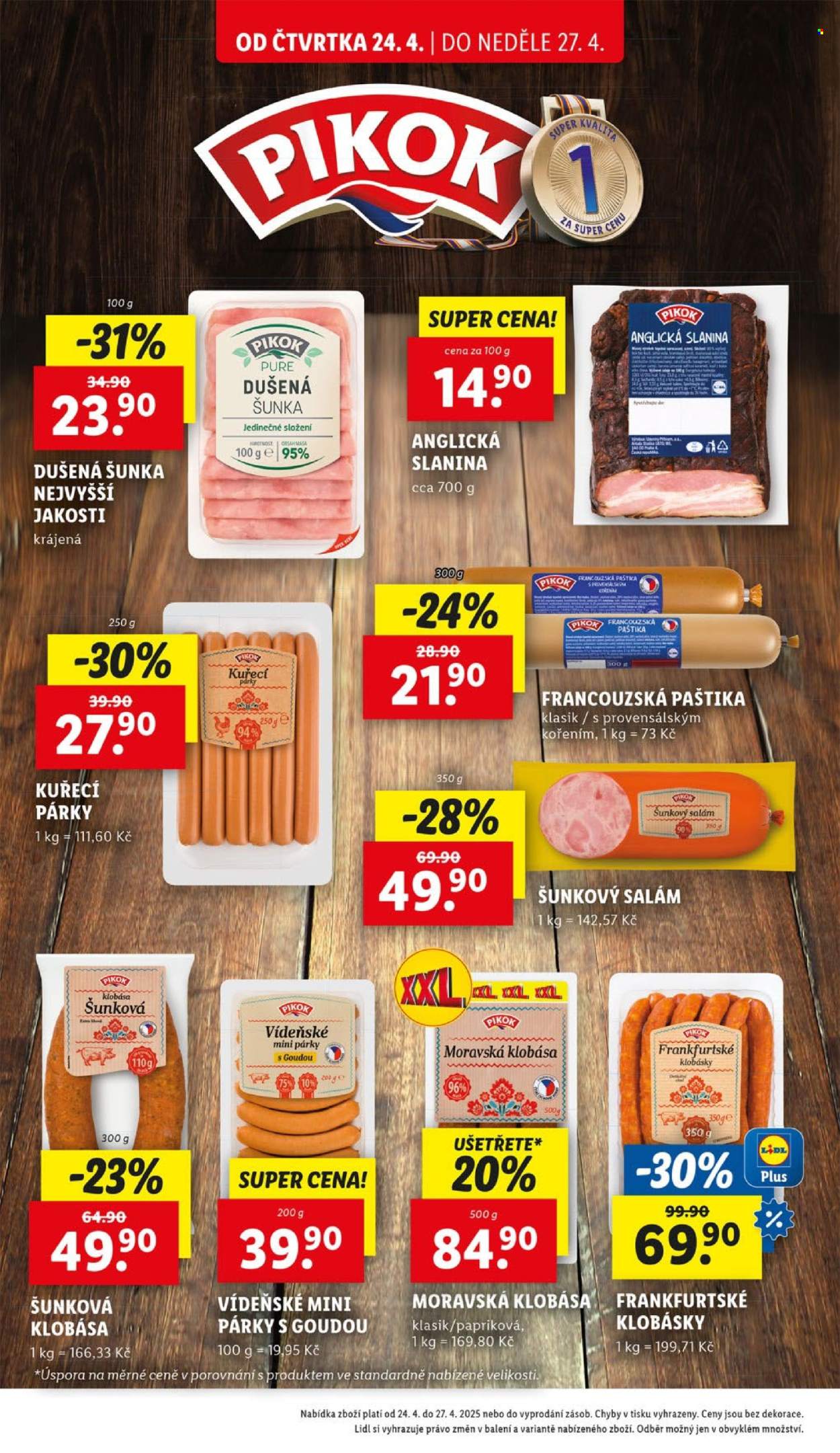 Leták Lidl - 24.4.2025 - 27.4.2025. Strana 14