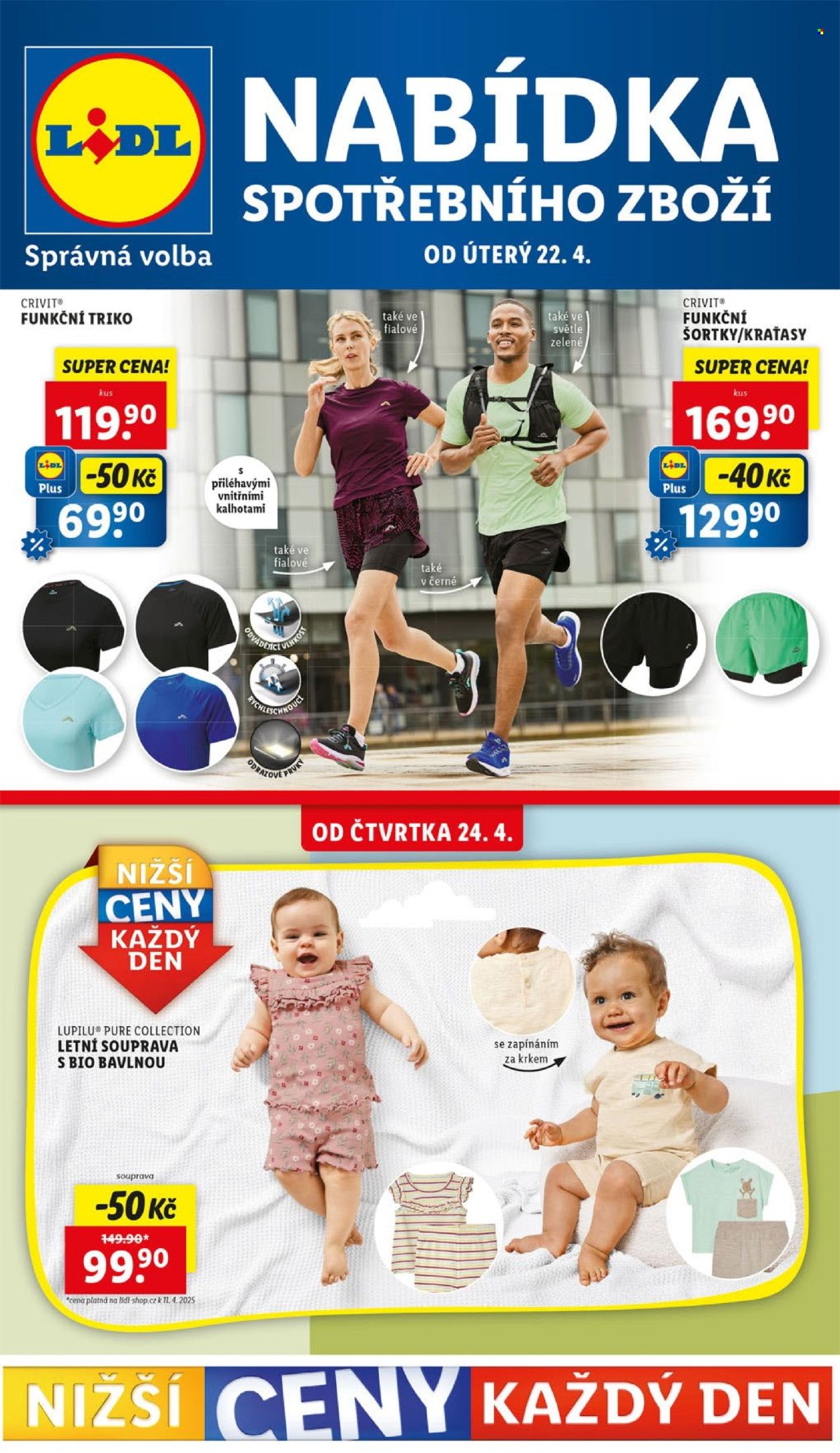 Leták Lidl - 22.4.2025 - 27.4.2025. Strana 1