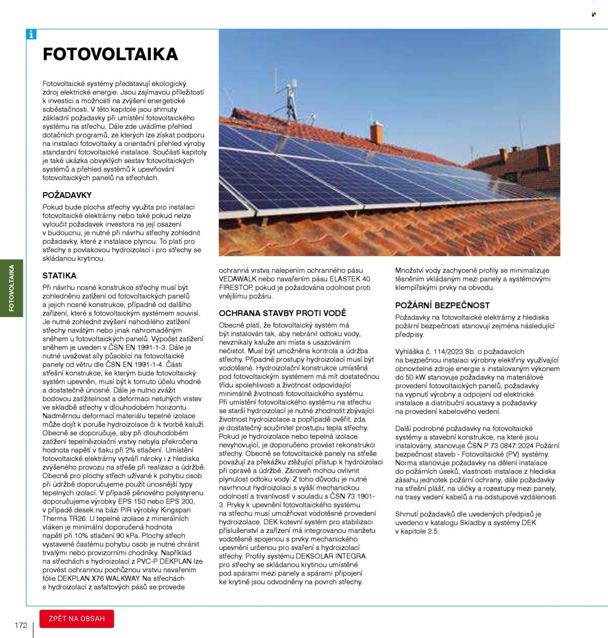 Leták DEK. Strana 174