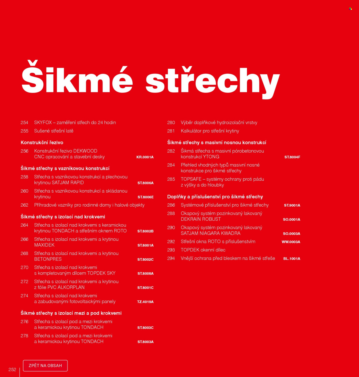Leták DEK. Strana 254