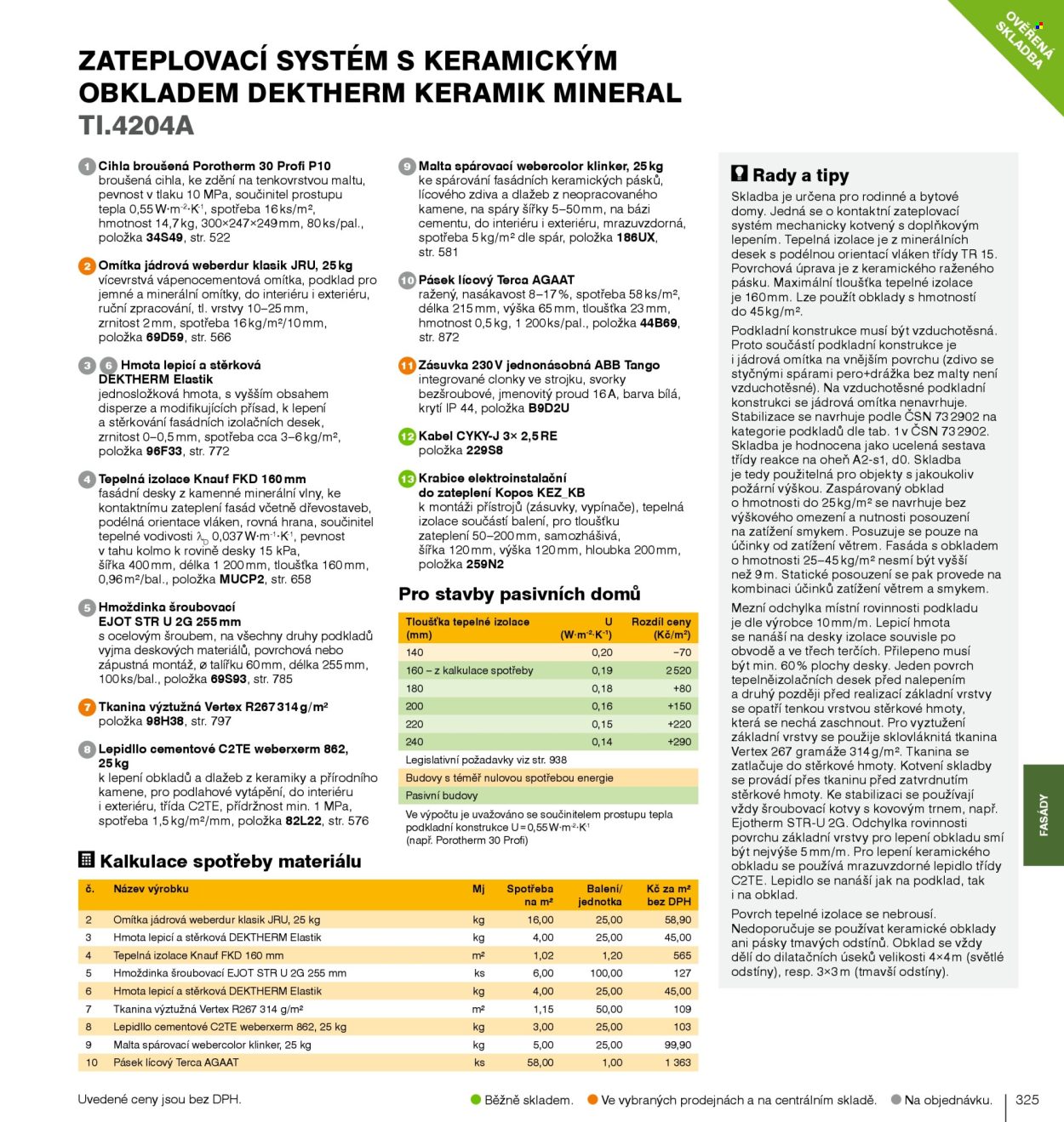 Leták DEK. Strana 327