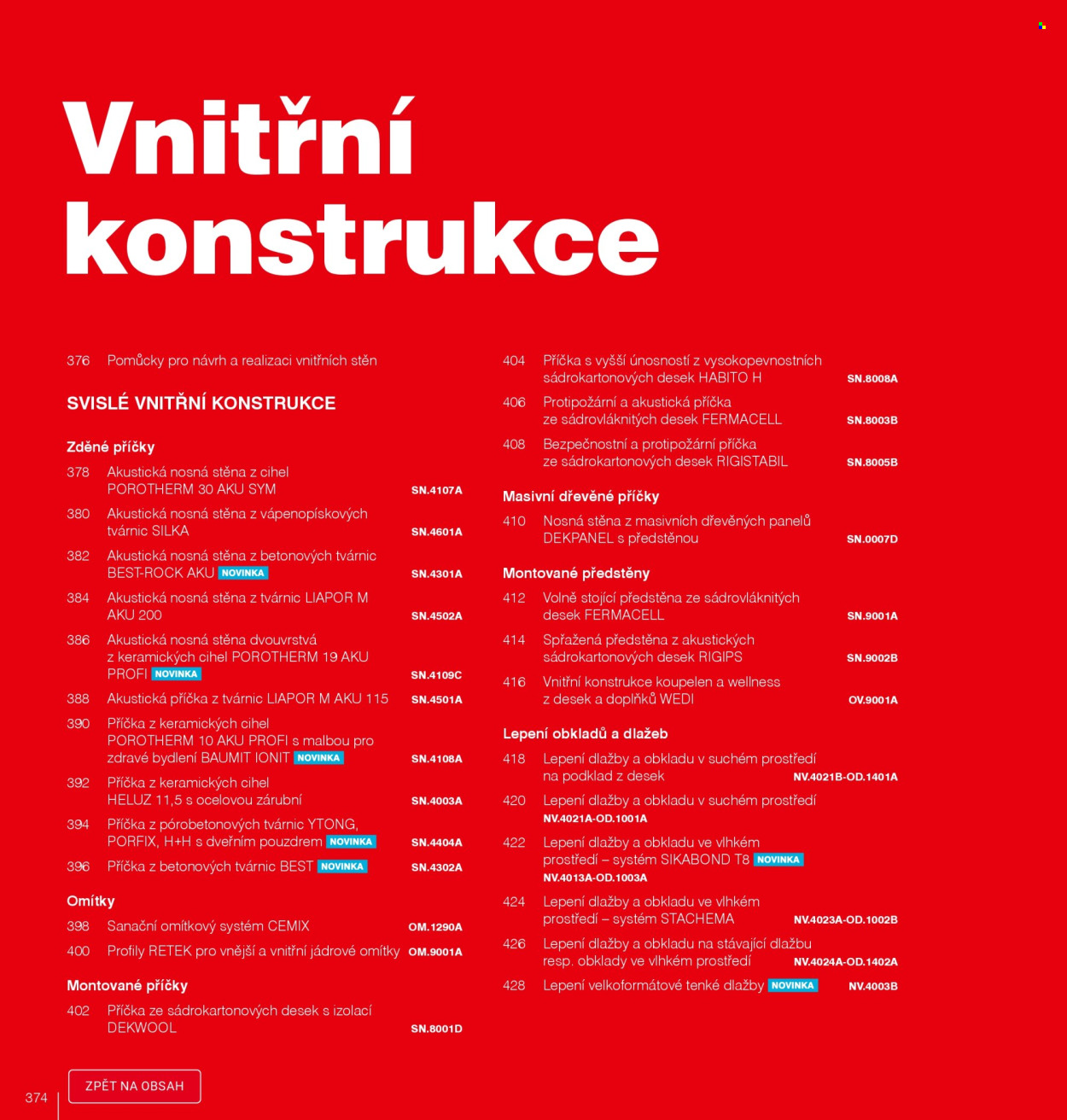 Leták DEK. Strana 376
