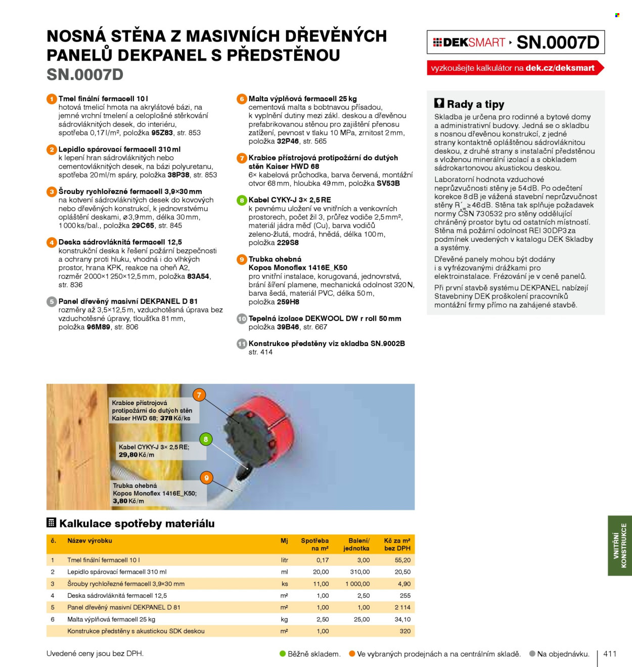Leták DEK. Strana 413