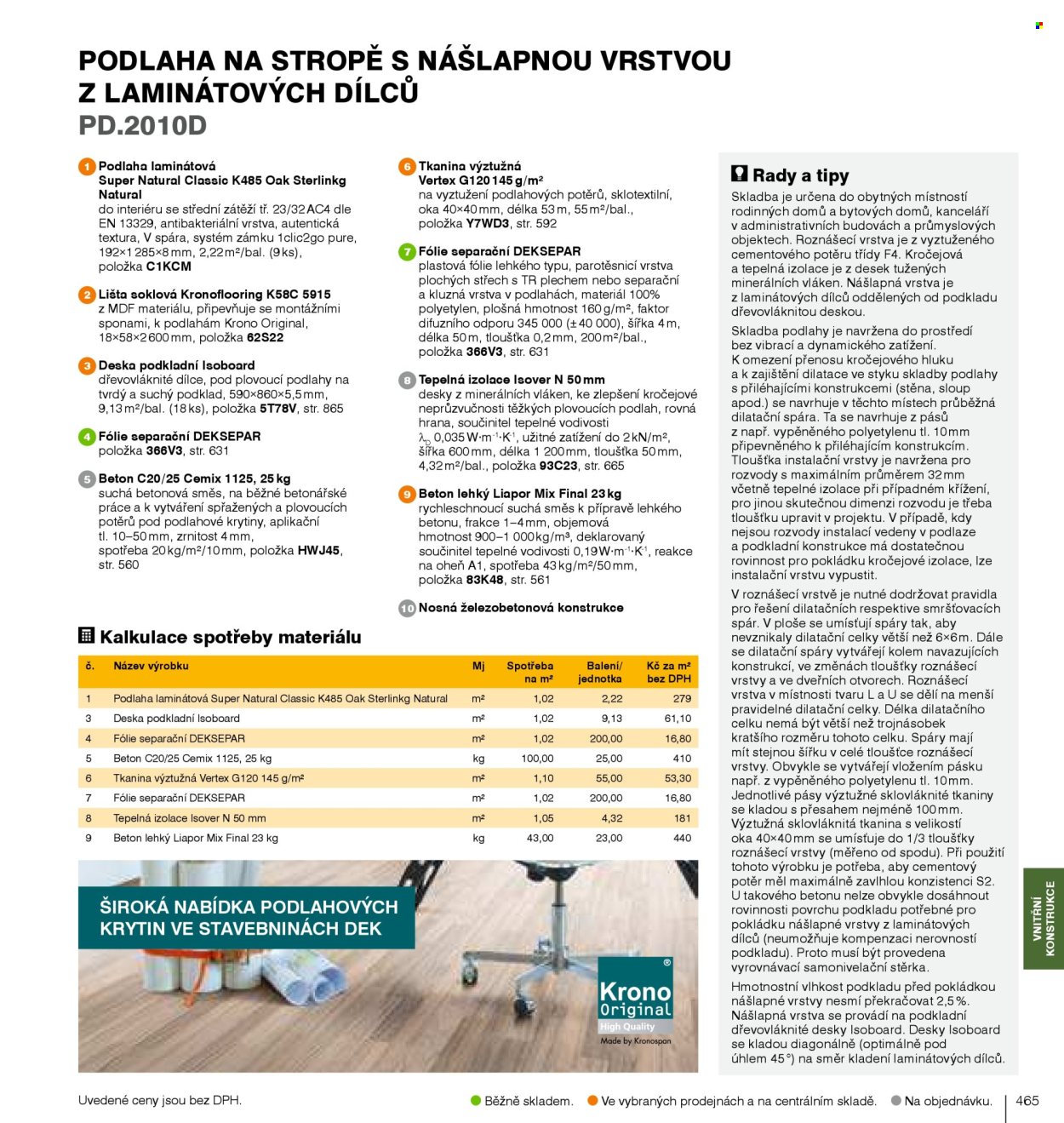 Leták DEK. Strana 467