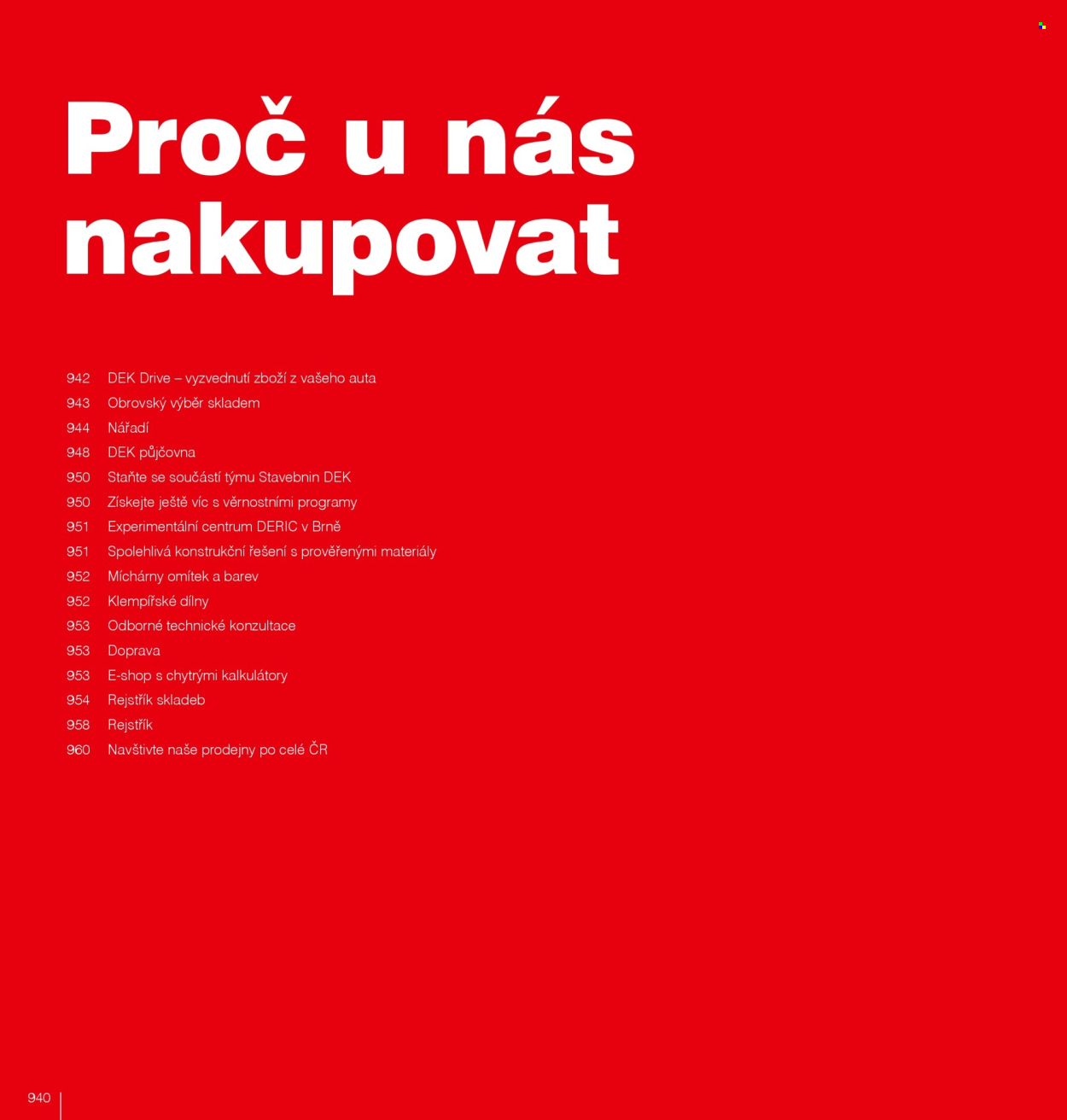 Leták DEK. Strana 942