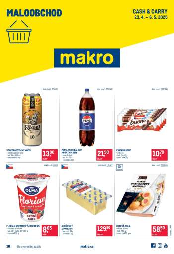 Leták MAKRO - 23.4.2025 - 6.5.2025.