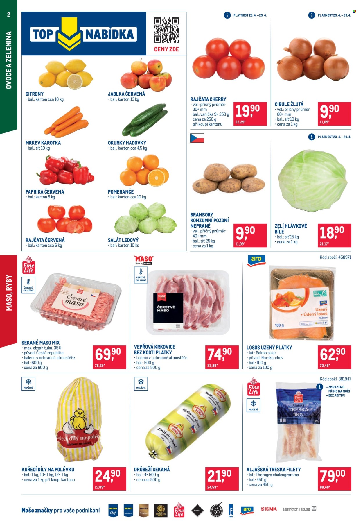 Leták MAKRO - 23.4.2025 - 6.5.2025. Strana 2