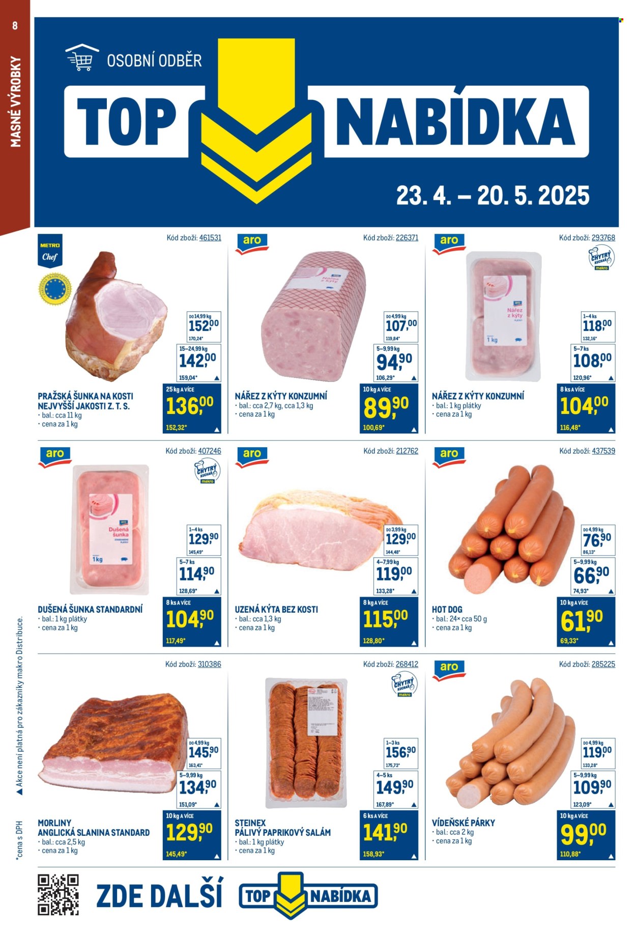 Leták MAKRO - 23.4.2025 - 6.5.2025. Strana 8