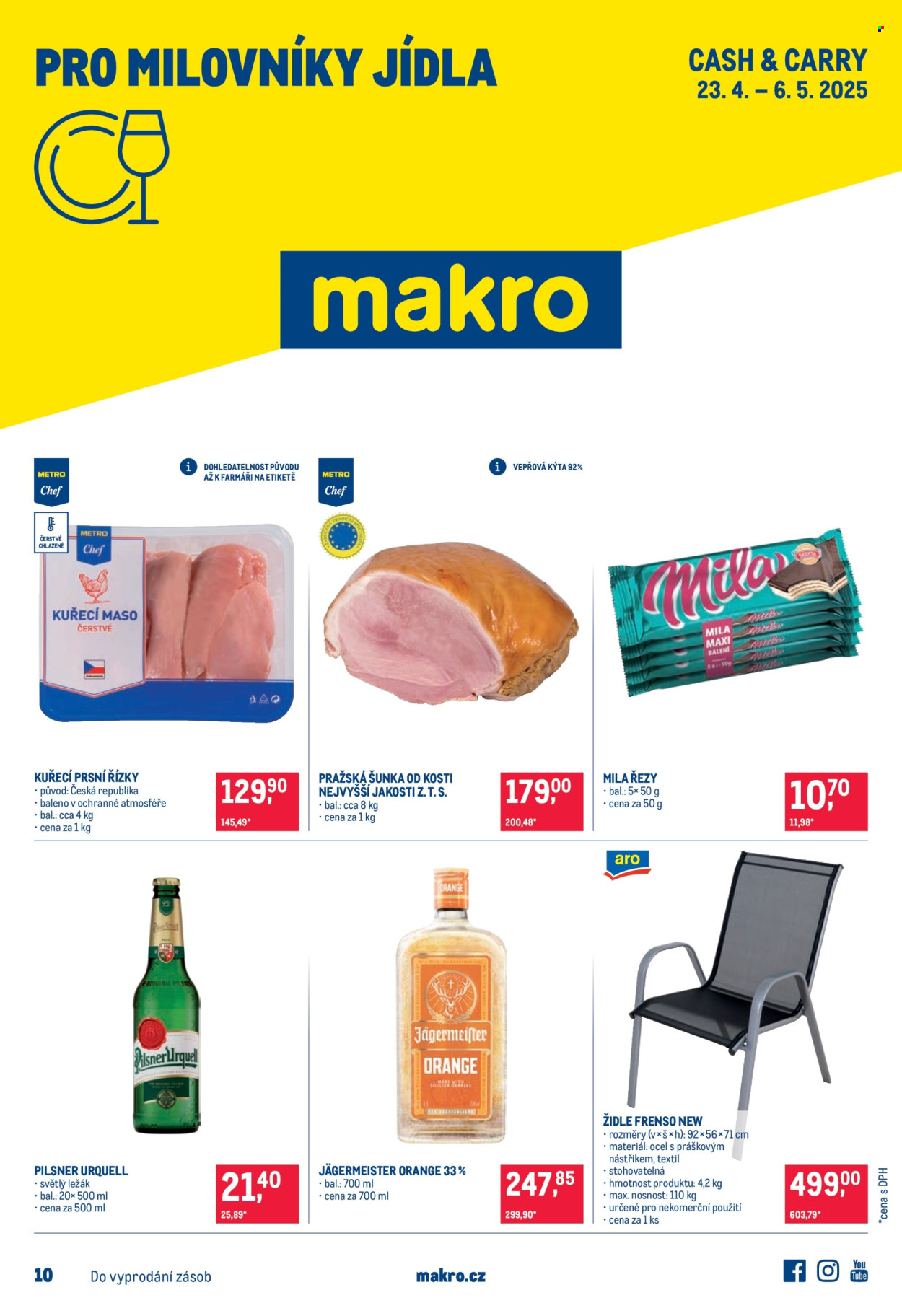 Leták MAKRO - 23.4.2025 - 6.5.2025. Strana 1
