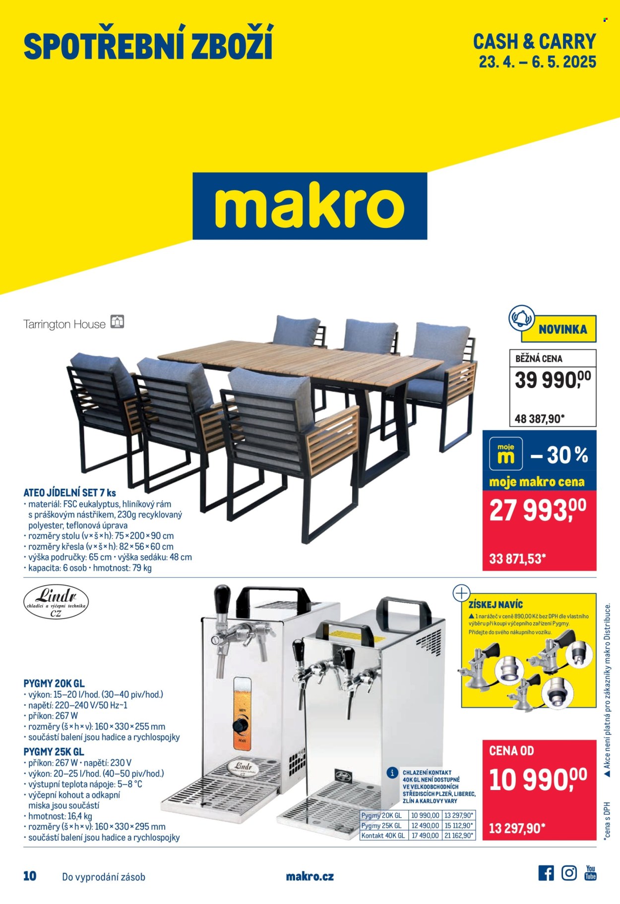 Leták MAKRO - 23.4.2025 - 6.5.2025. Strana 1