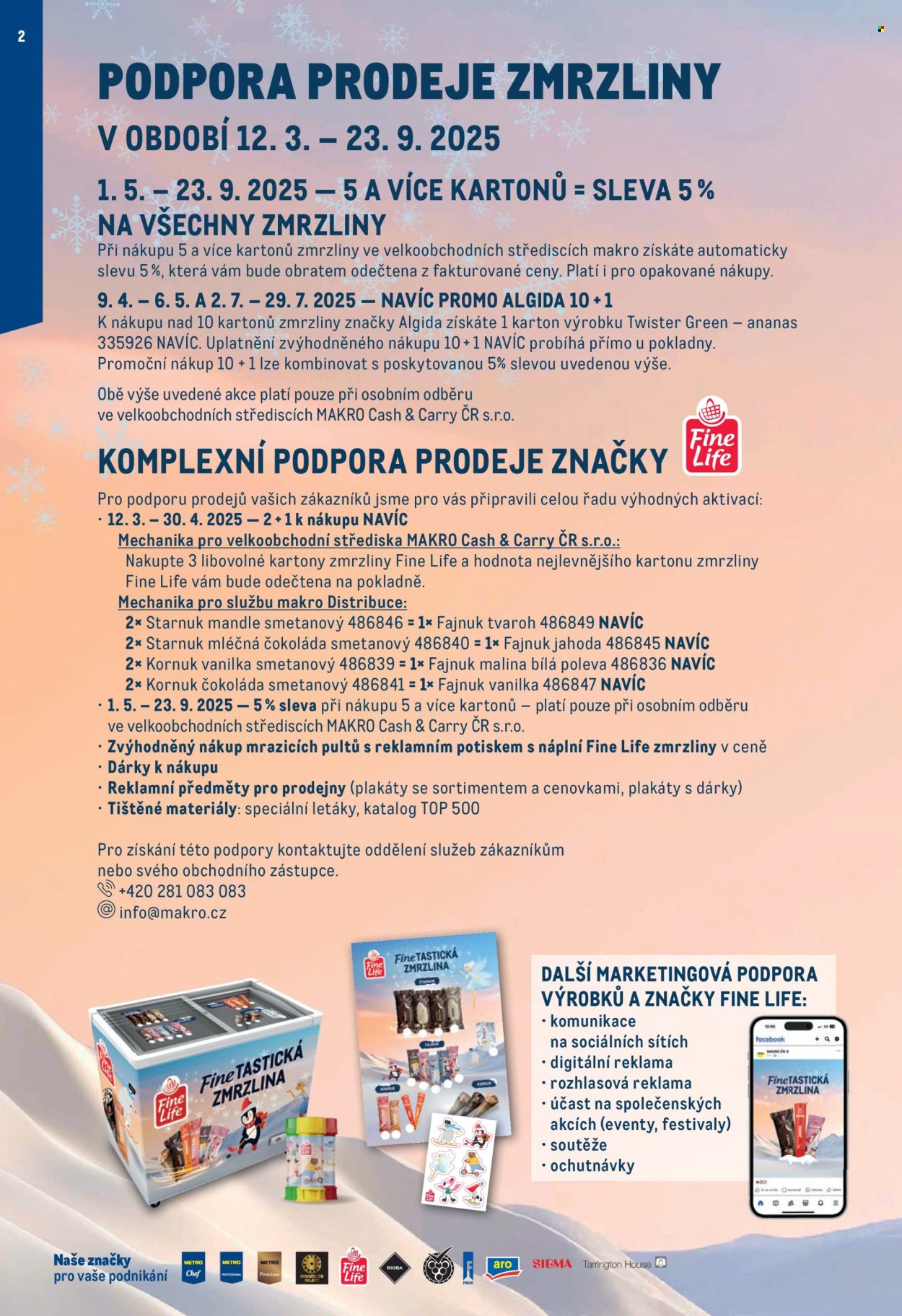Leták MAKRO - 23.4.2025 - 20.5.2025. Strana 2