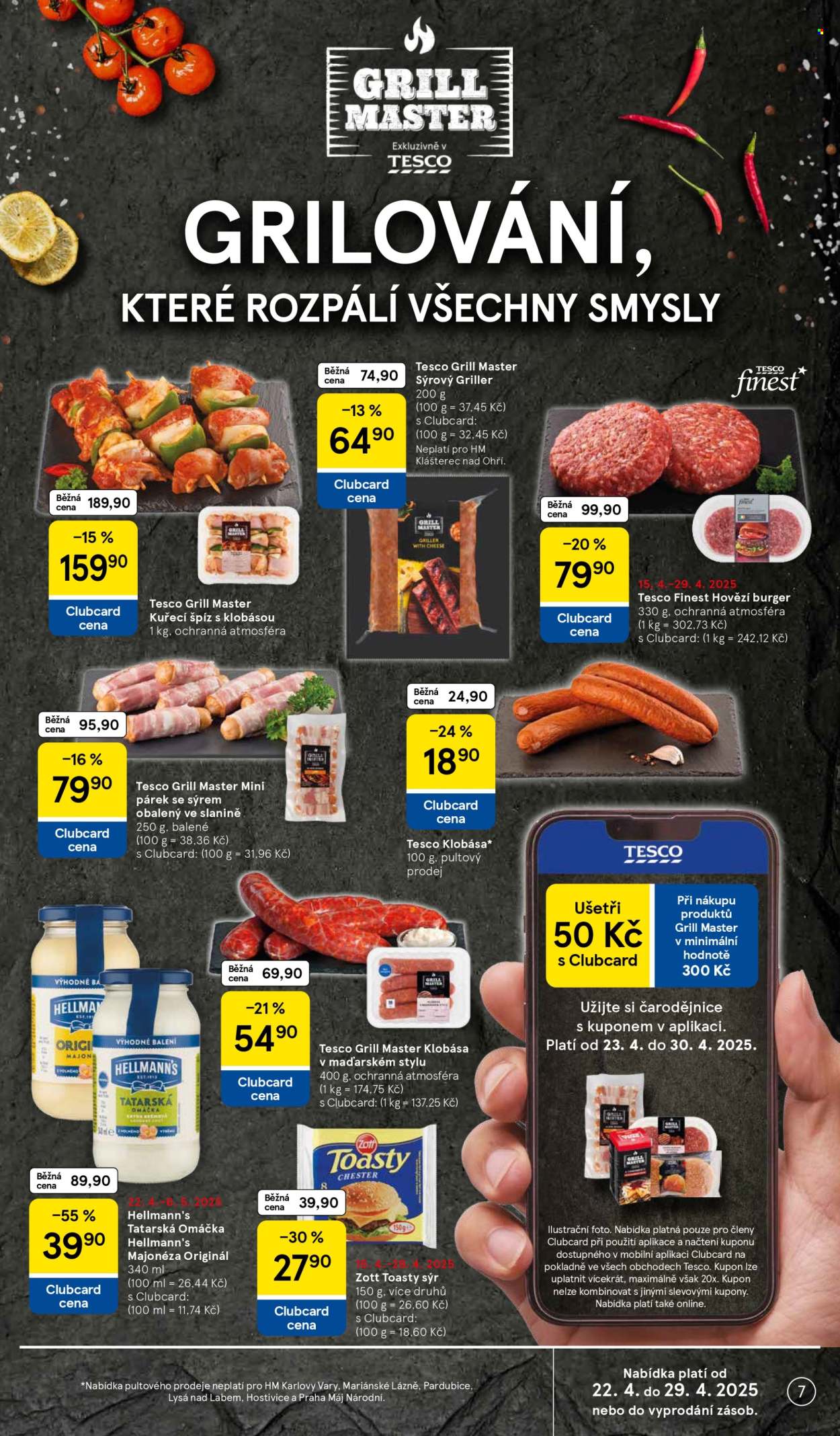 Leták TESCO - 22.4.2025 - 29.4.2025. Strana 7