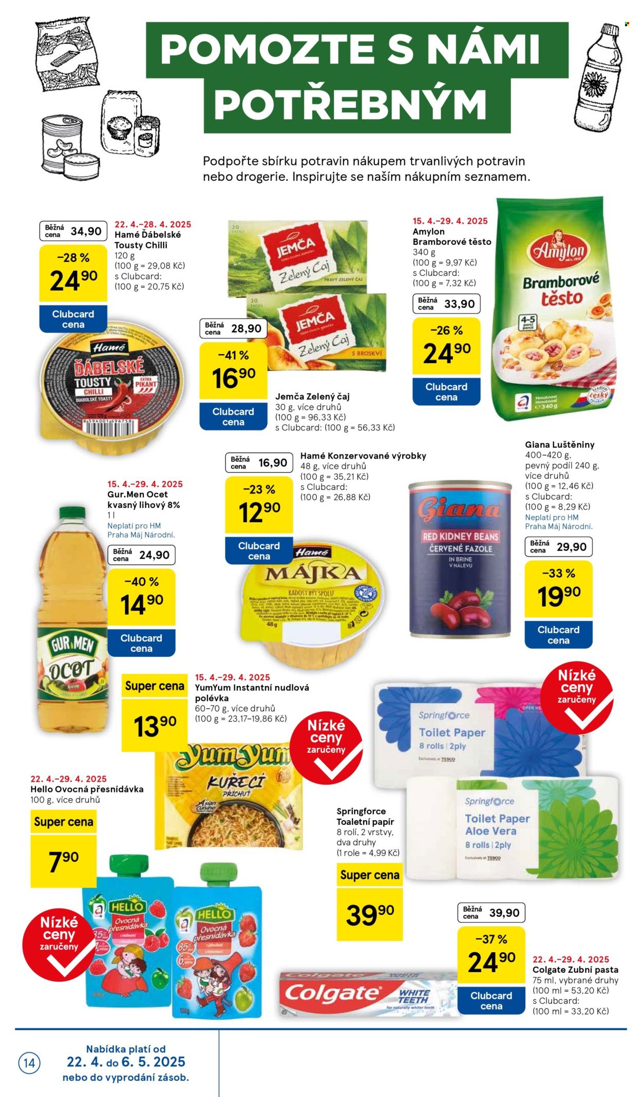 Leták TESCO - 22.4.2025 - 29.4.2025. Strana 14