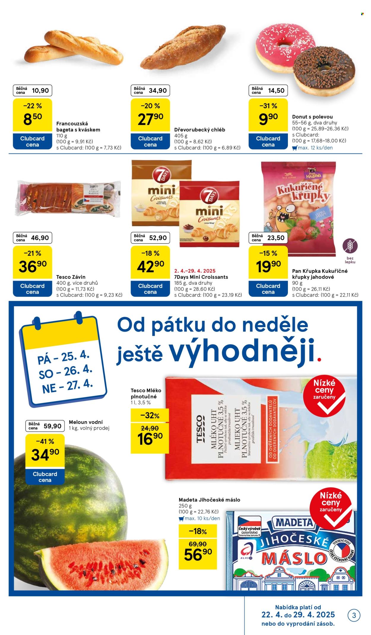 Leták TESCO supermarket - 22.4.2025 - 29.4.2025. Strana 3