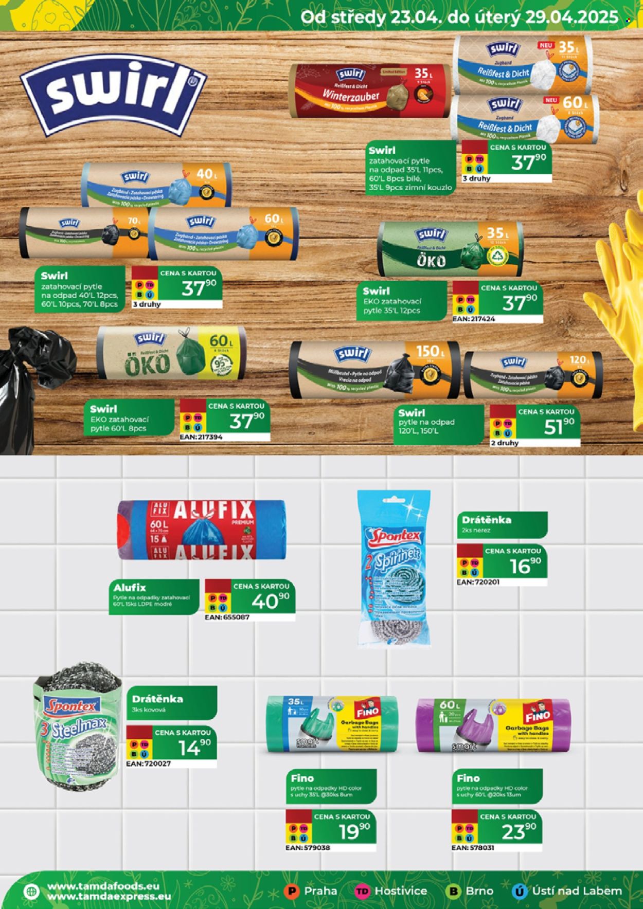 Leták Tamda Foods - 23.4.2025 - 29.4.2025. Strana 35
