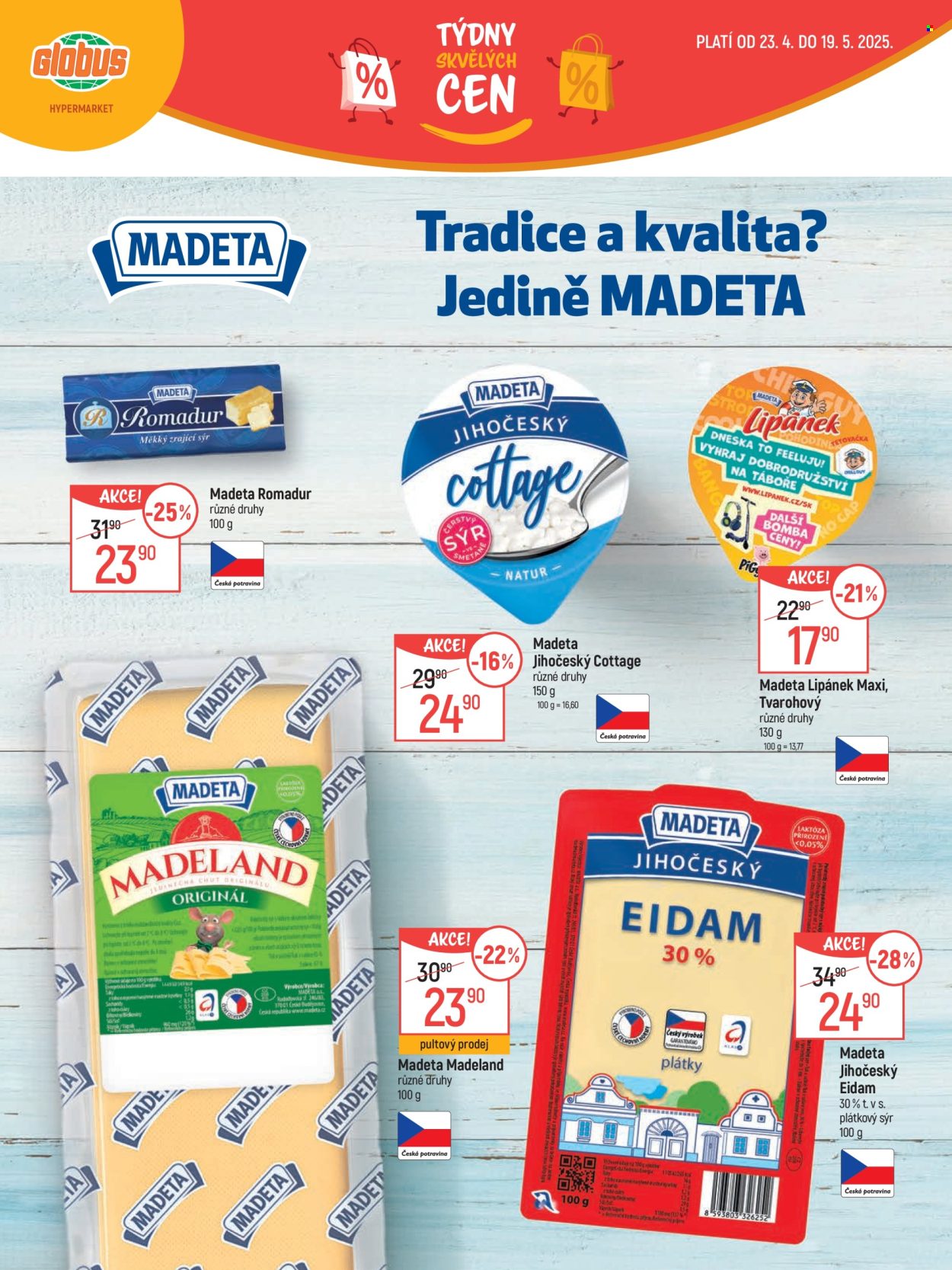 Leták Globus - 23.4.2025 - 19.5.2025. Strana 2