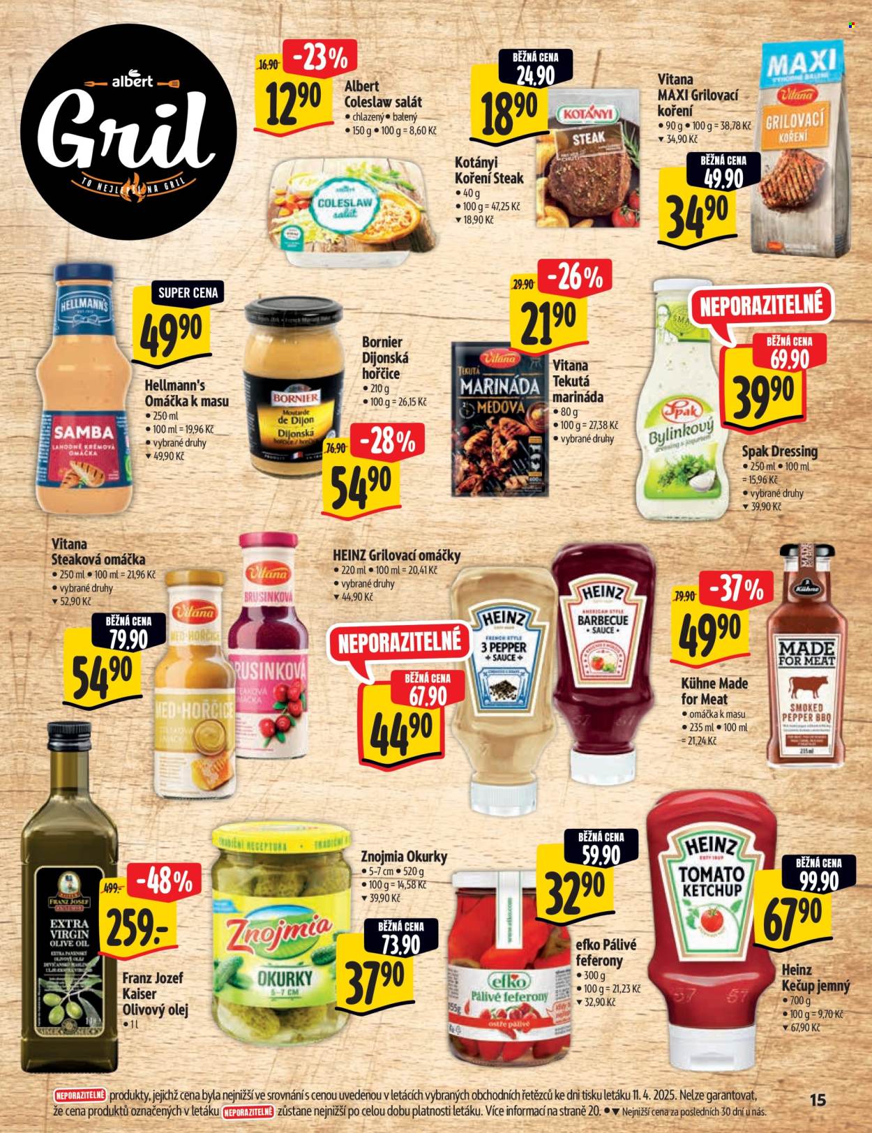 Leták Albert Hypermarket - 22.4.2025 - 4.5.2025. Strana 15