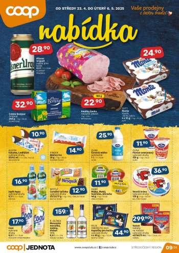 Leták coop JEDNOTA - 23.4.2025 - 6.5.2025.