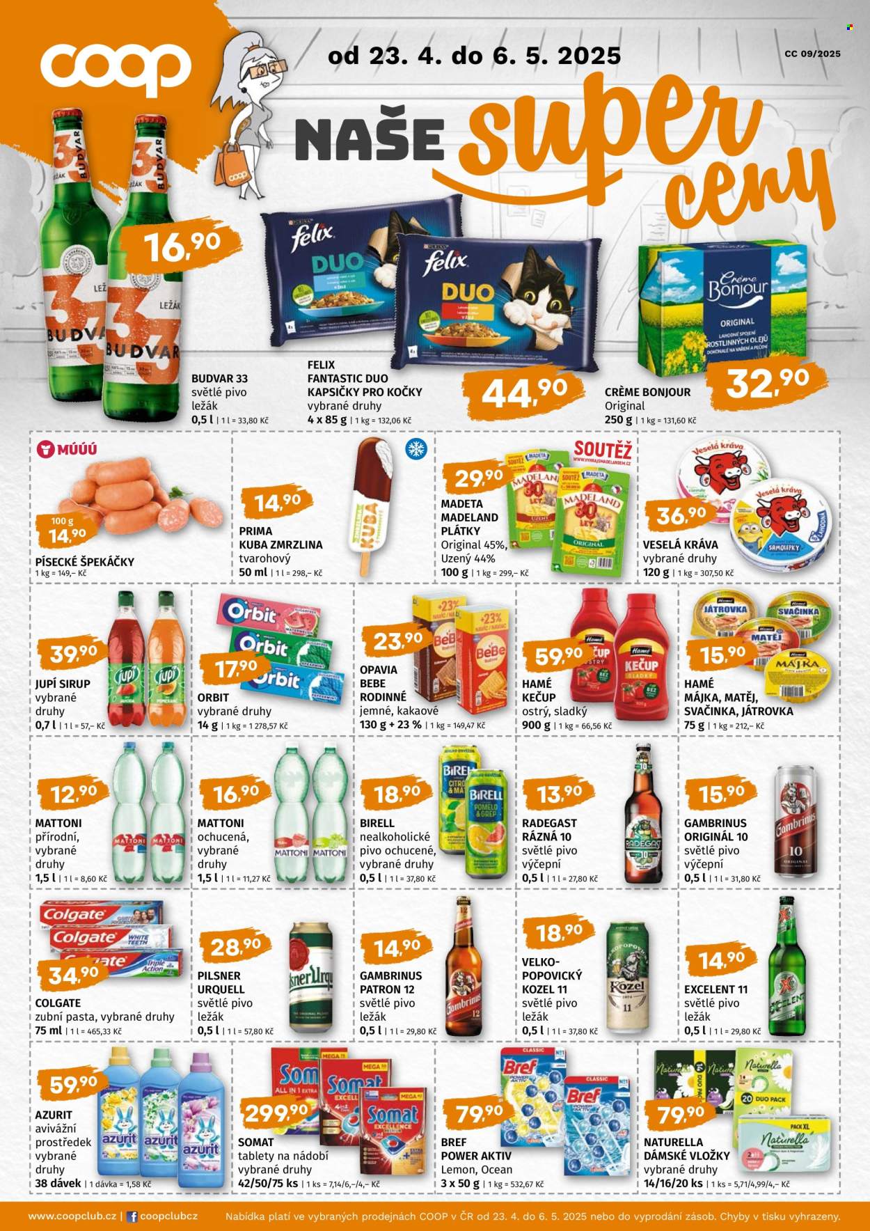 Leták coop TIP - 23.4.2025 - 6.5.2025. Strana 1