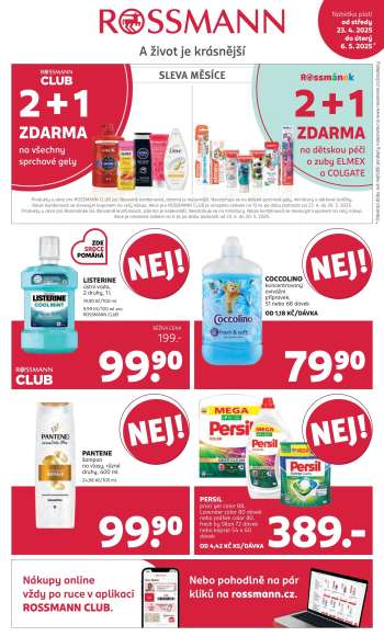 Leták ROSSMANN - 23.4.2025 - 6.5.2025.