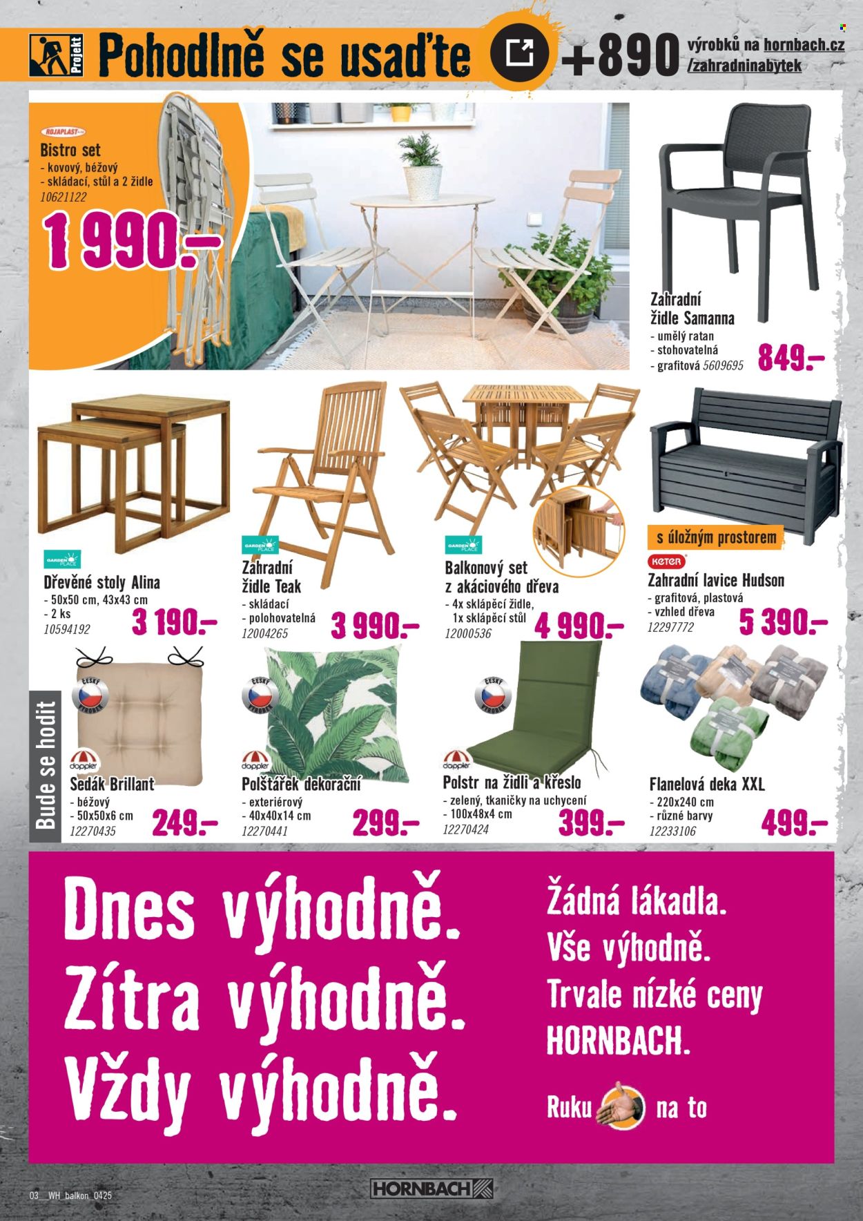 Leták HORNBACH - 23.4.2025 - 7.5.2025. Strana 3