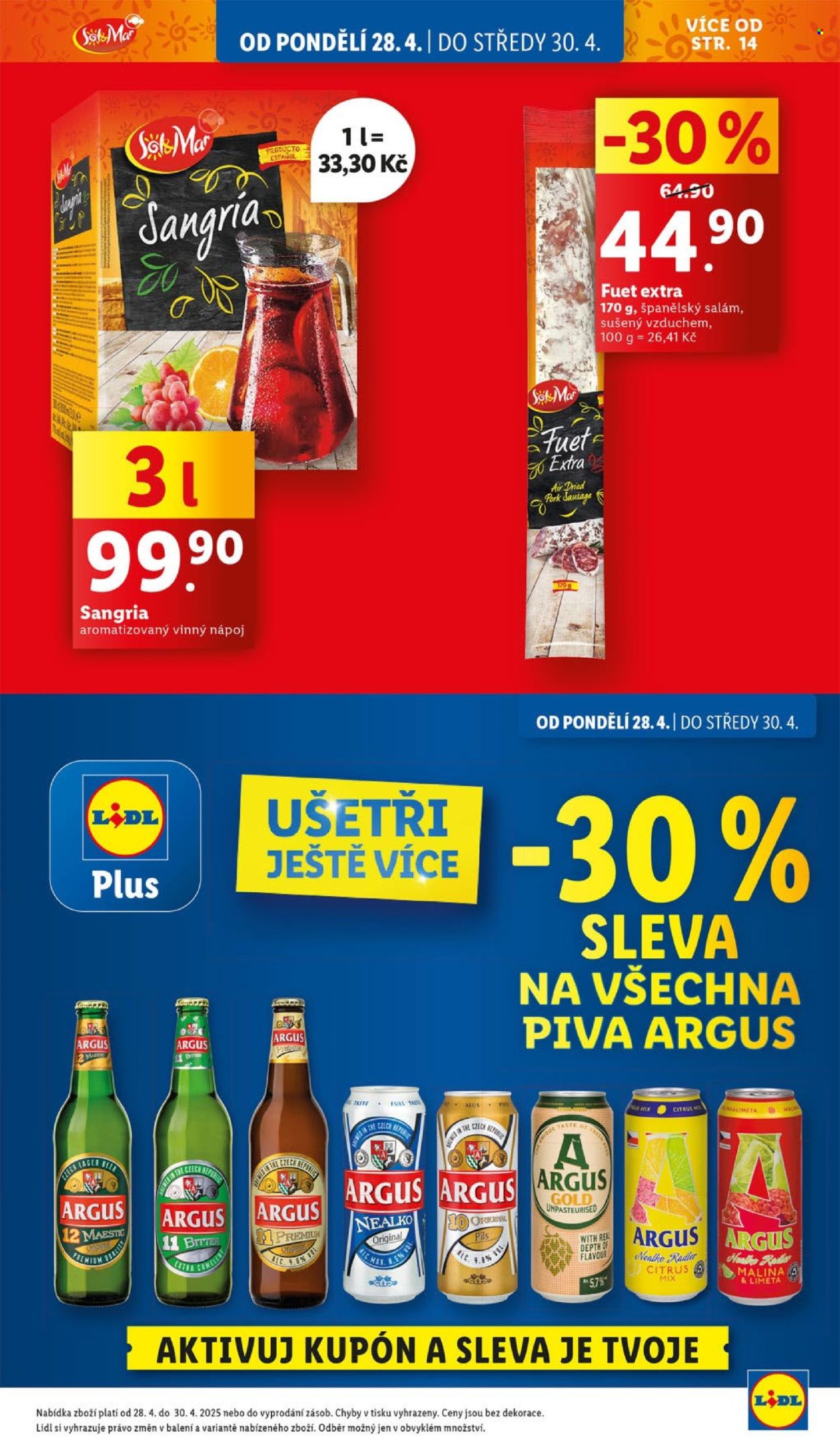 Leták Lidl - 28.4.2025 - 4.5.2025. Strana 3
