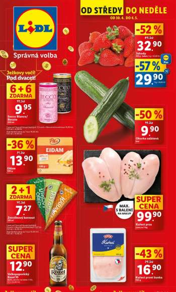 Leták Lidl - 30.4.2025 - 4.5.2025.