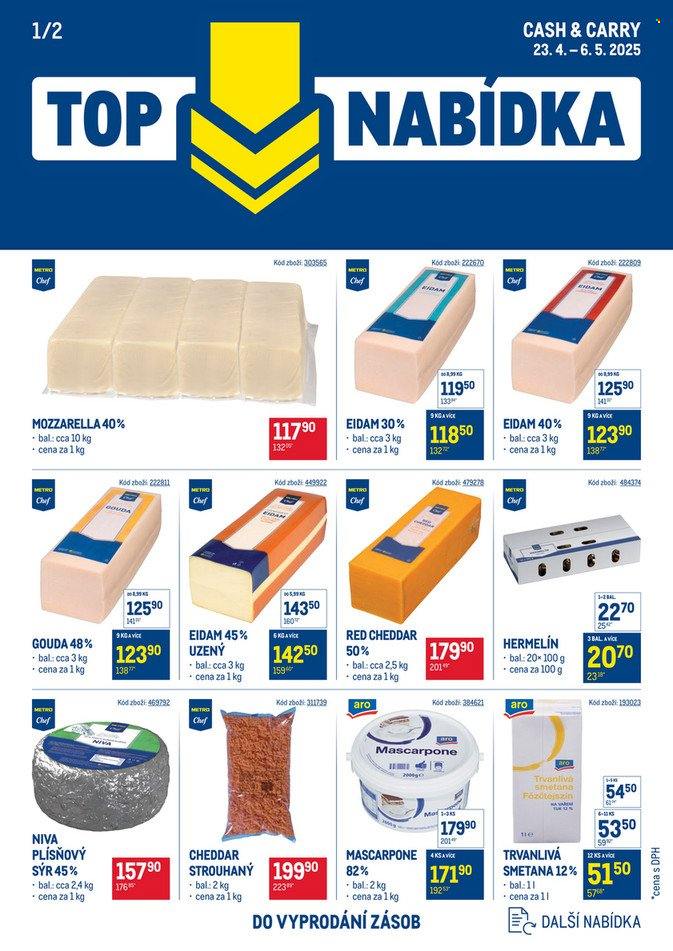 Leták MAKRO - 23.4.2025 - 6.5.2025. Strana 1