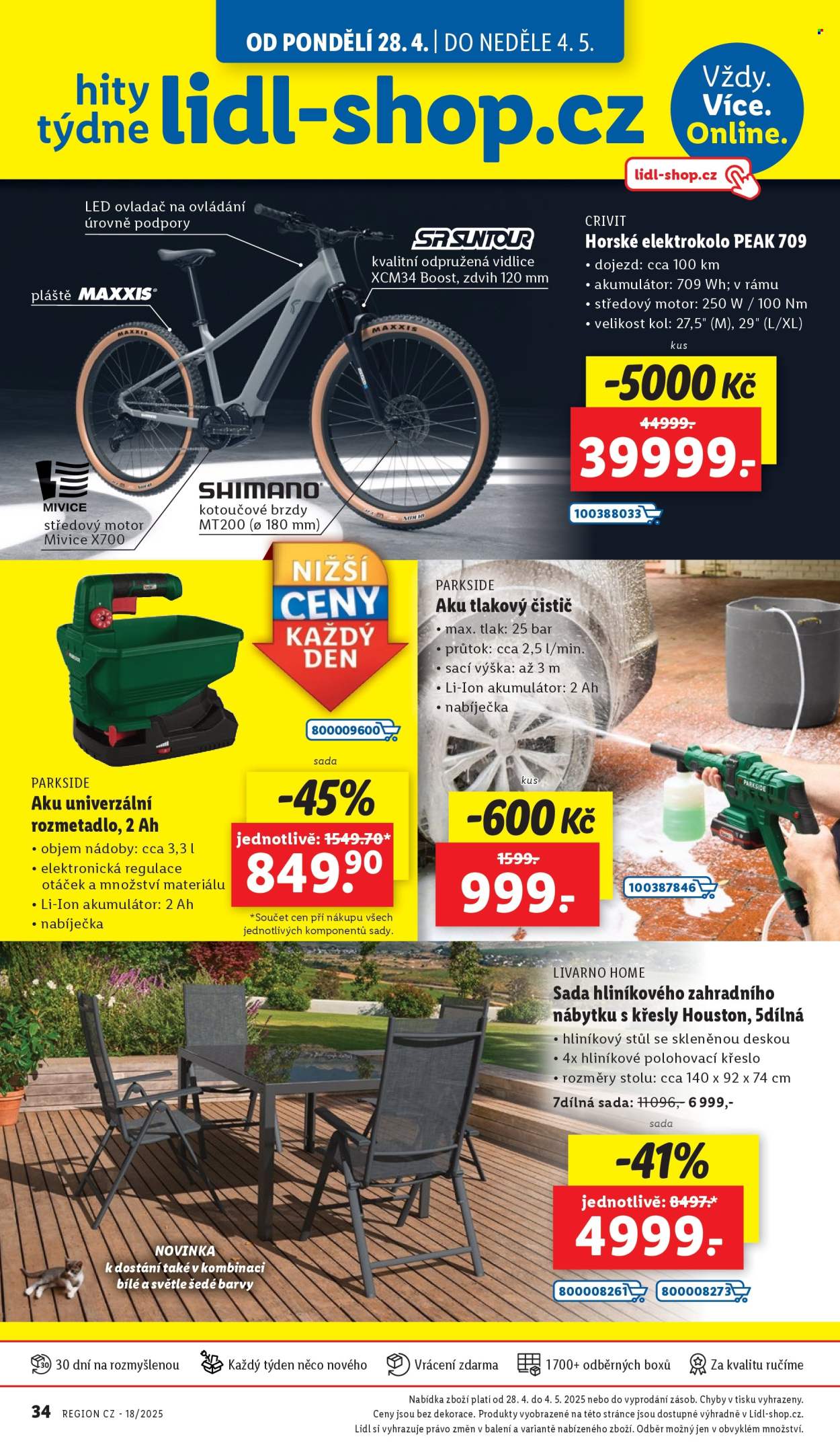 Leták Lidl - 28.4.2025 - 4.5.2025. Strana 1