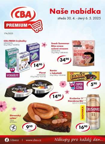 Leták CBA Premium - 30.4.2025 - 6.5.2025.