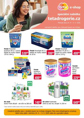 Leták Teta drogerie - 24.4.2025 - 5.5.2025.