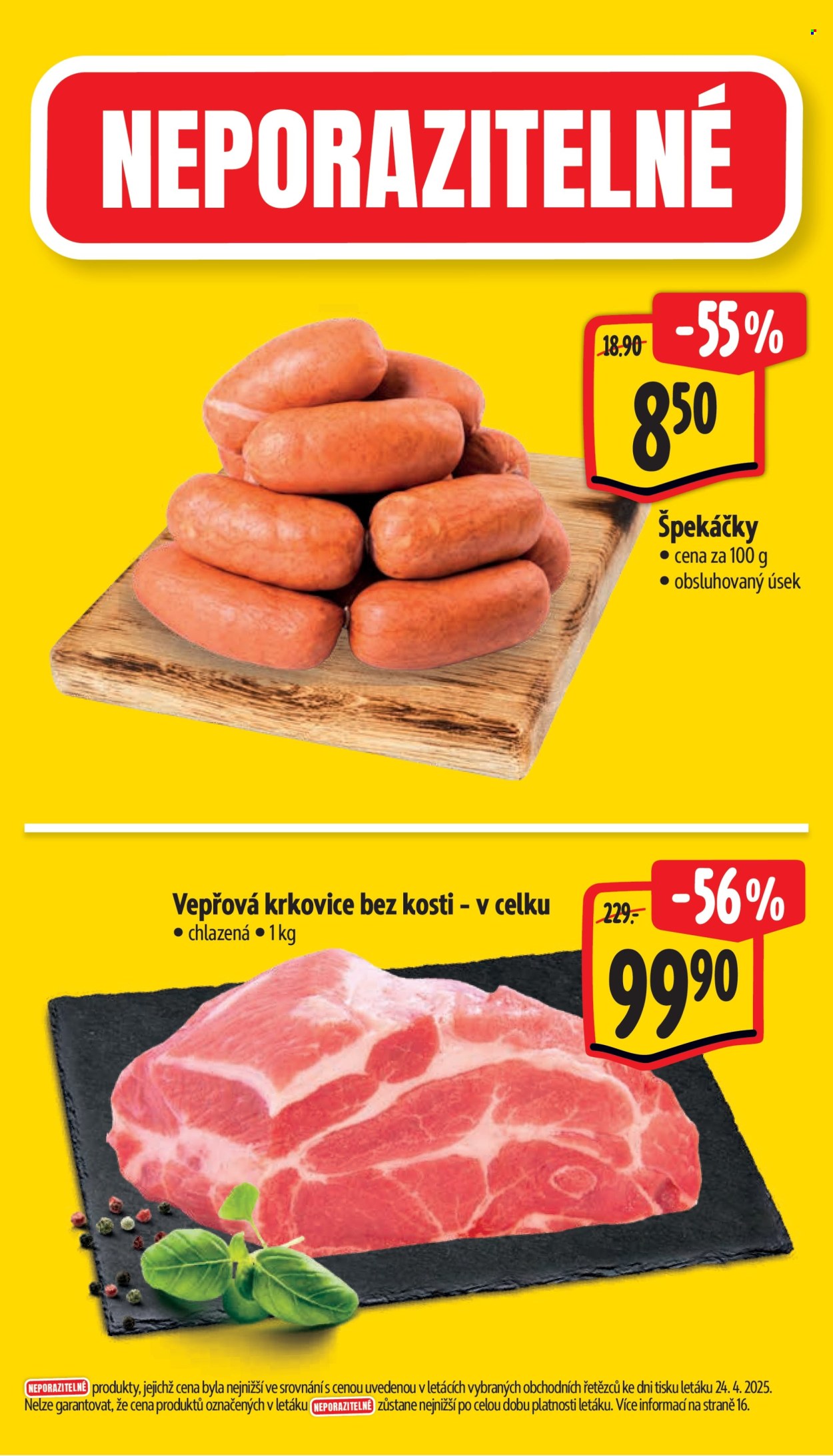 Leták Albert Supermarket - 28.4.2025 - 4.5.2025. Strana 2