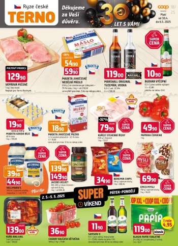 Leták coop TERNO - 30.4.2025 - 6.5.2025.