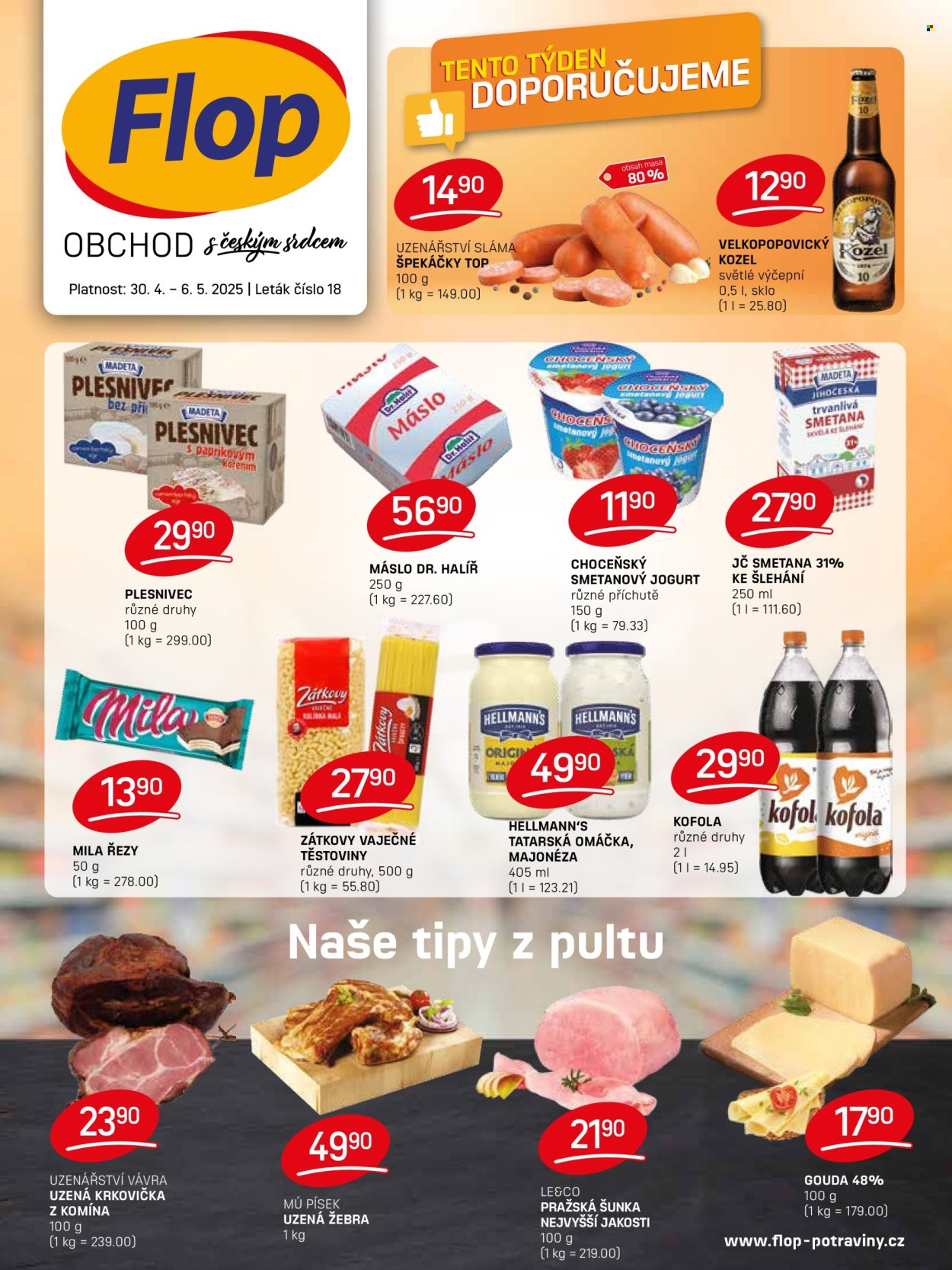 Leták Flop - 30.4.2025 - 6.5.2025. Strana 1