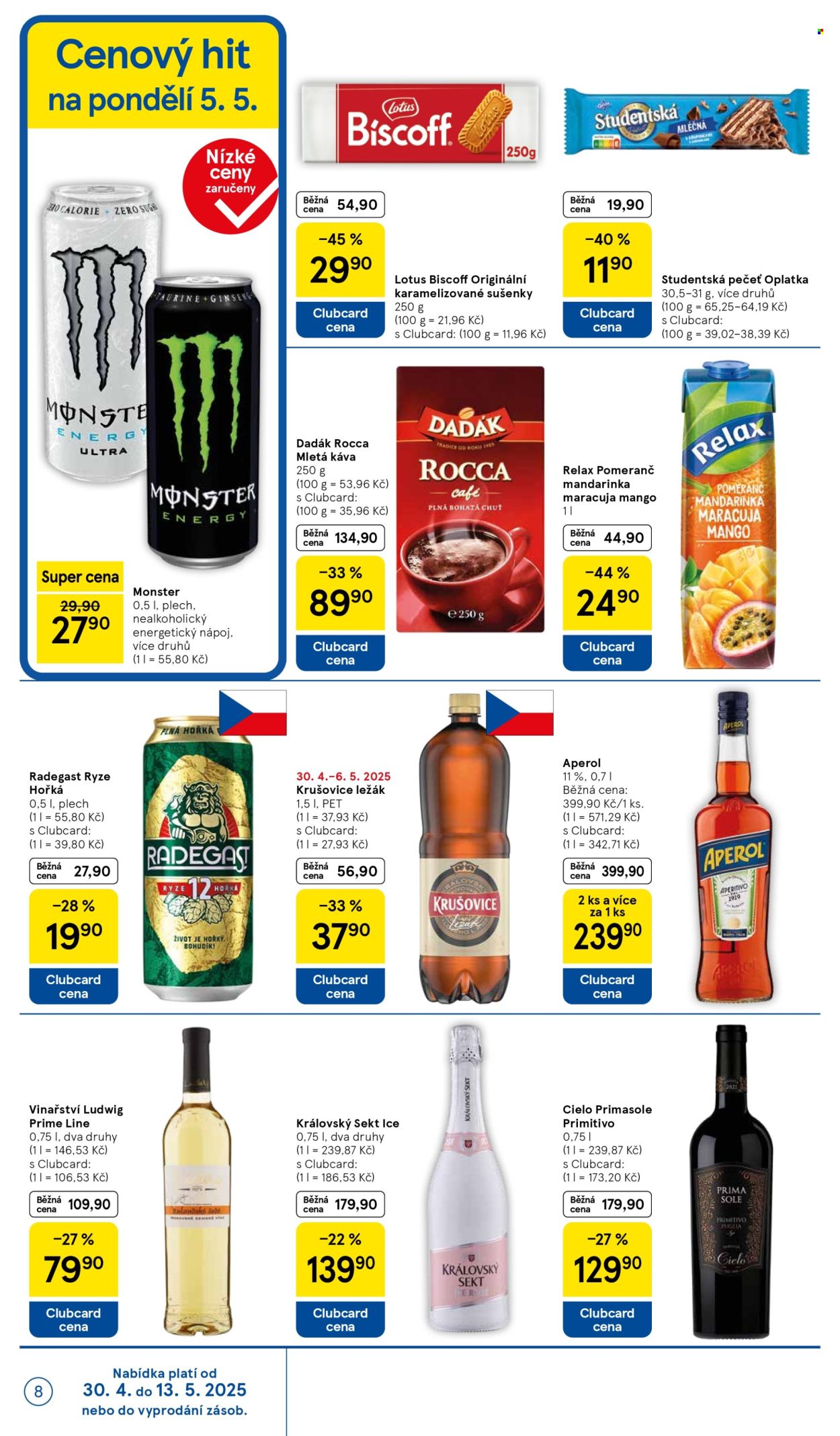 Leták TESCO supermarket - 30.4.2025 - 6.5.2025. Strana 8