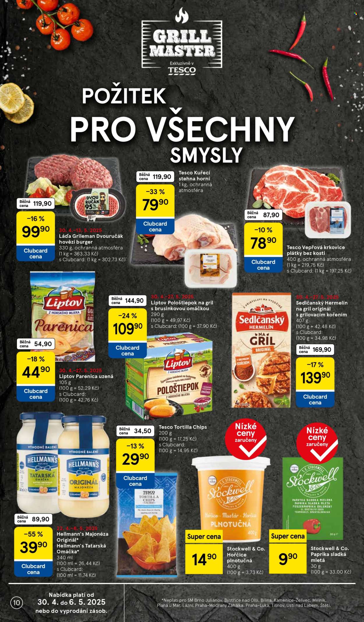Leták TESCO supermarket - 30.4.2025 - 6.5.2025. Strana 10