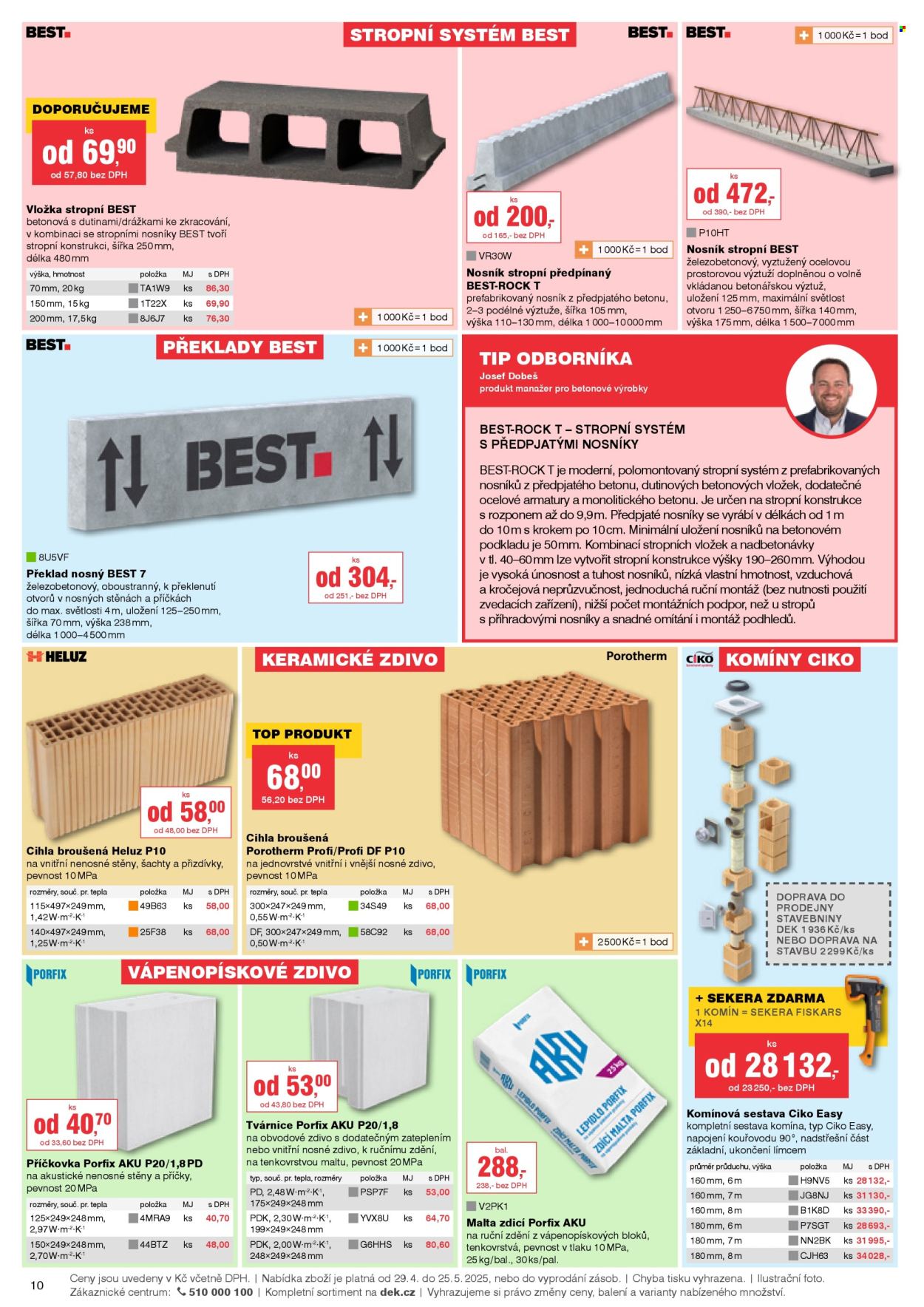 Leták DEK - 29.4.2025 - 25.5.2025. Strana 10