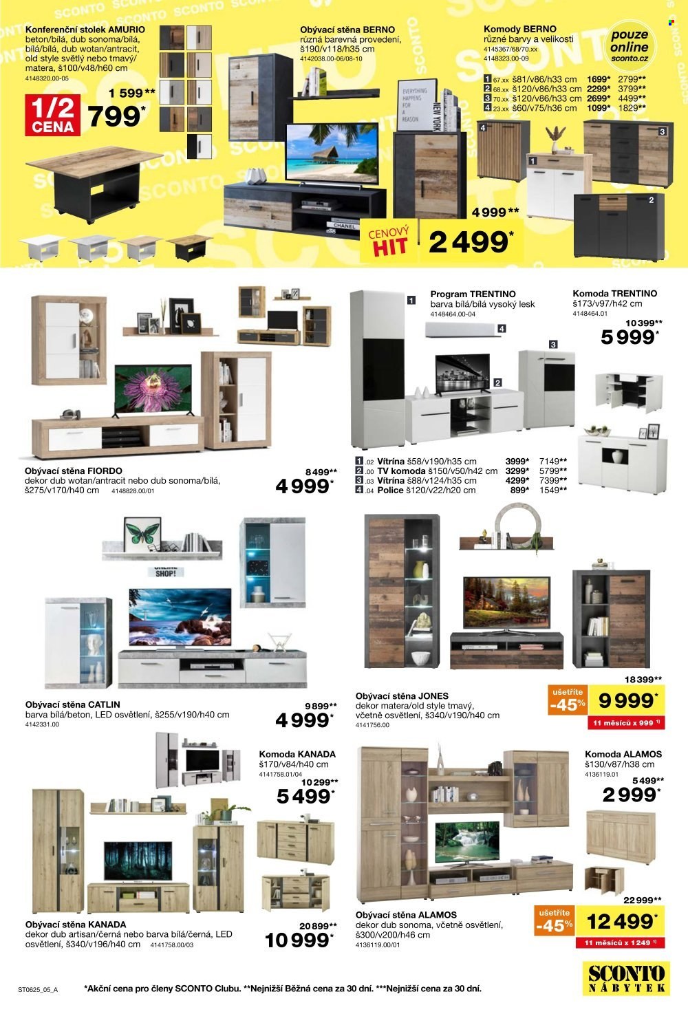 Leták SCONTO NÁBYTEK - 30.4.2025 - 13.5.2025. Strana 5