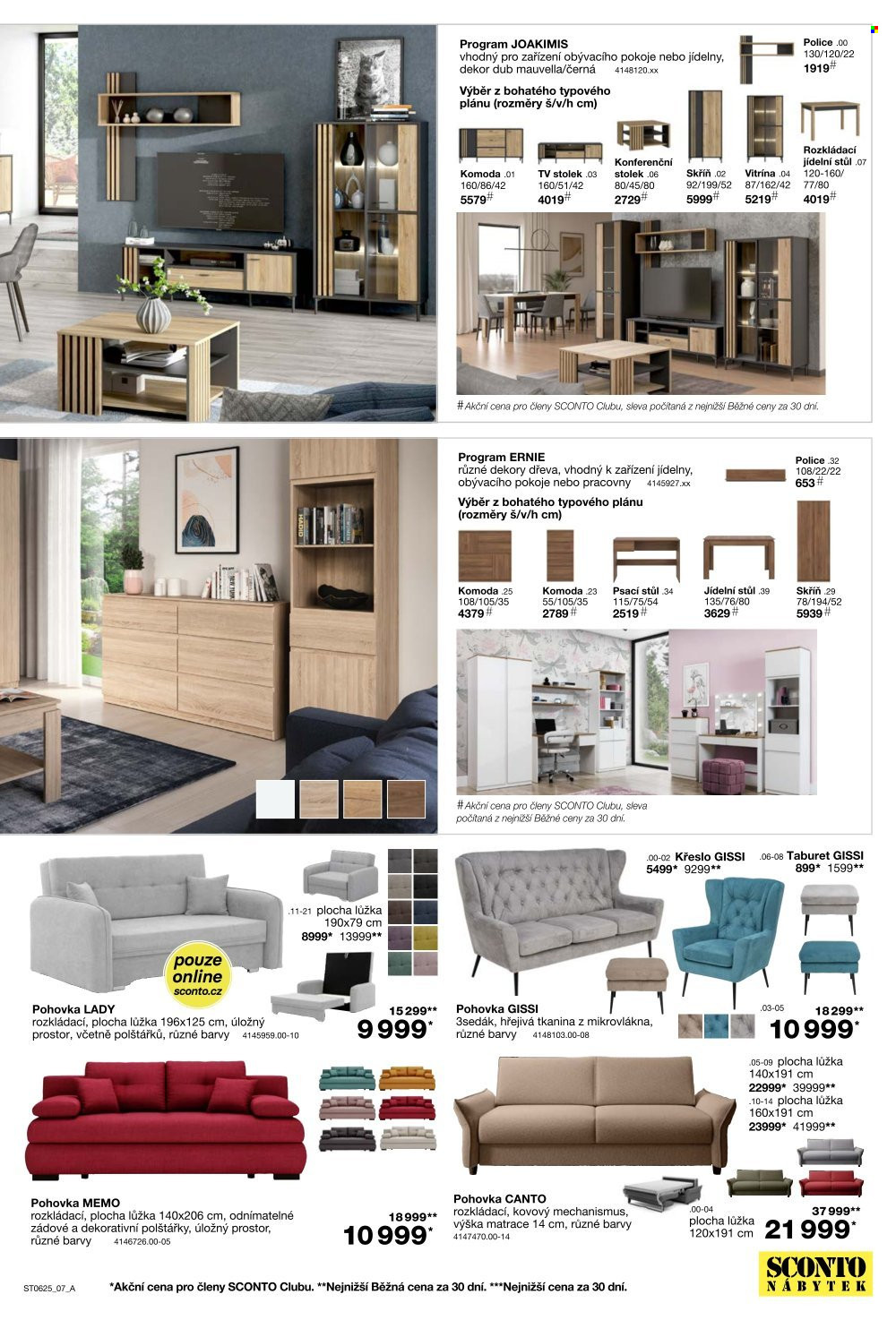 Leták SCONTO NÁBYTEK - 30.4.2025 - 13.5.2025. Strana 7