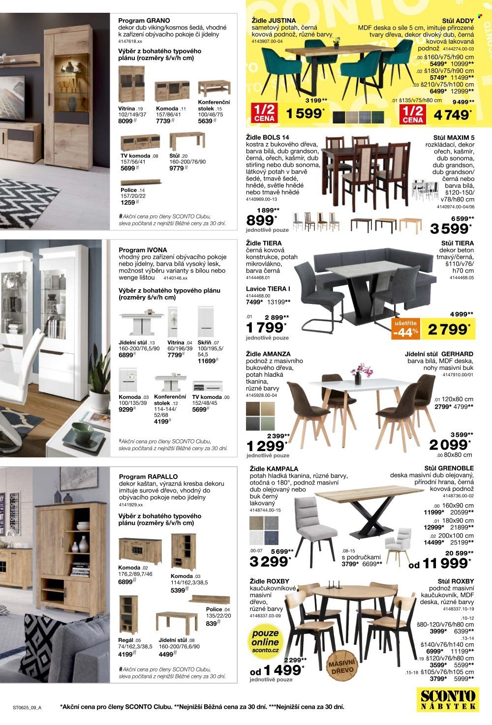 Leták SCONTO NÁBYTEK - 30.4.2025 - 13.5.2025. Strana 9