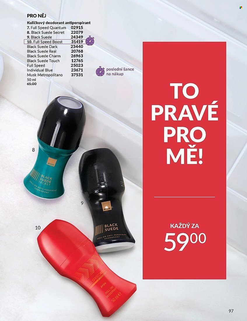 Leták AVON - 1.5.2025 - 31.5.2025. Strana 97