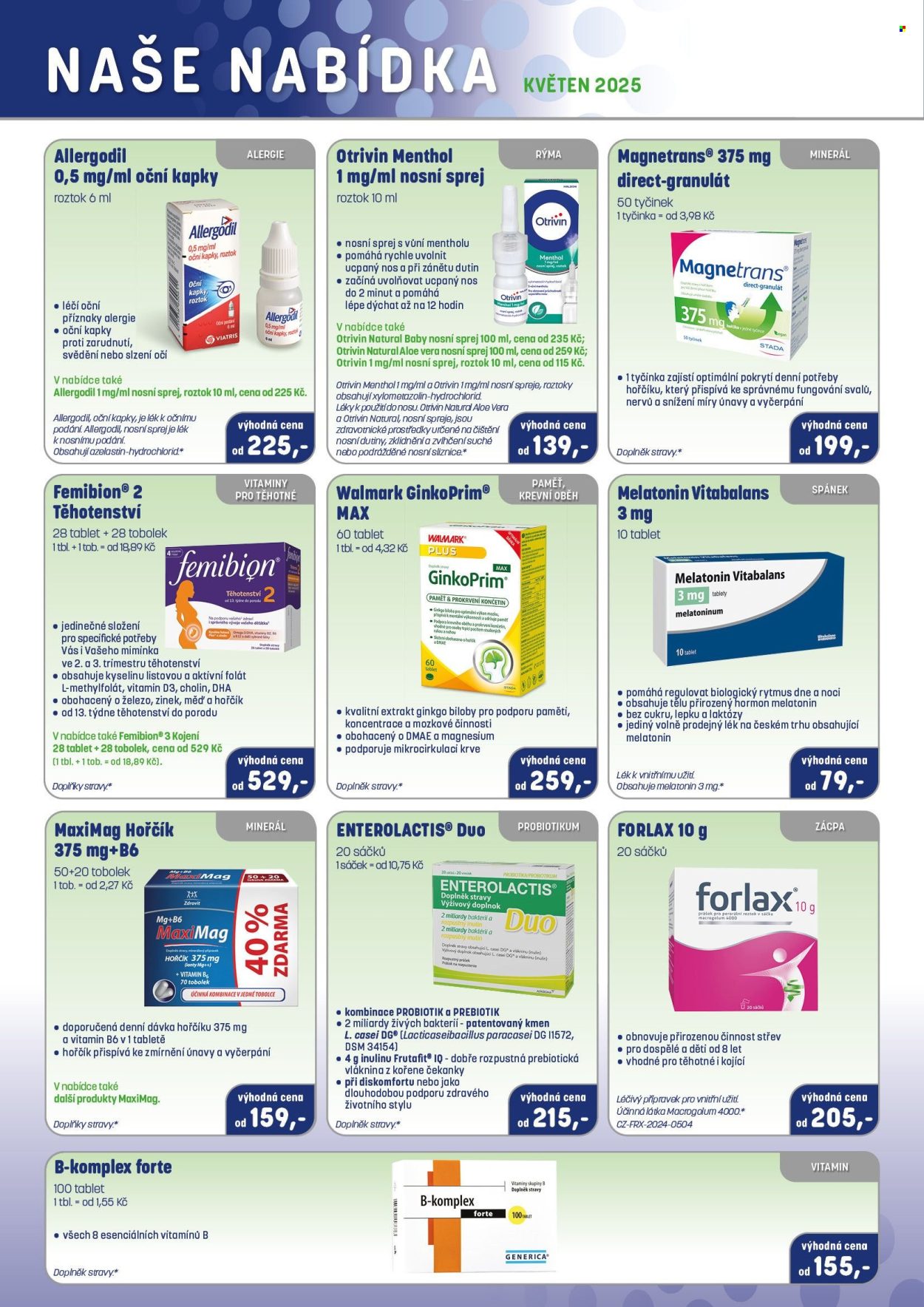 Leták PharmaPoint - 1.5.2025 - 31.5.2025. Strana 2
