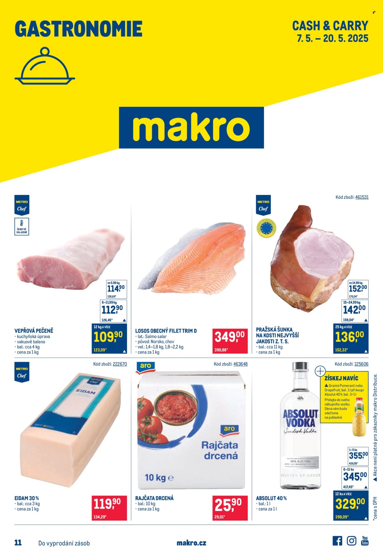 Leták MAKRO - 7.5.2025 - 20.5.2025. Strana 1