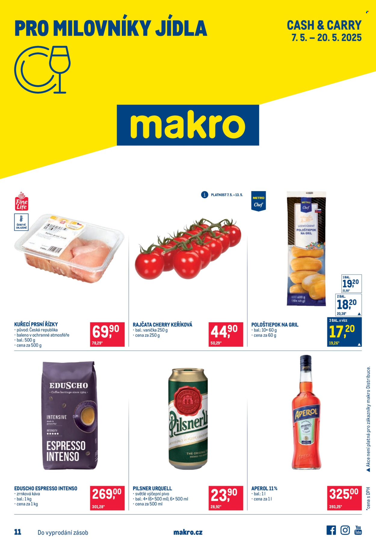 Leták MAKRO - 7.5.2025 - 20.5.2025. Strana 1