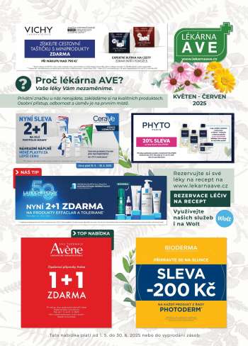 Leták Lékárna AVE - 1.5.2025 - 30.6.2025.