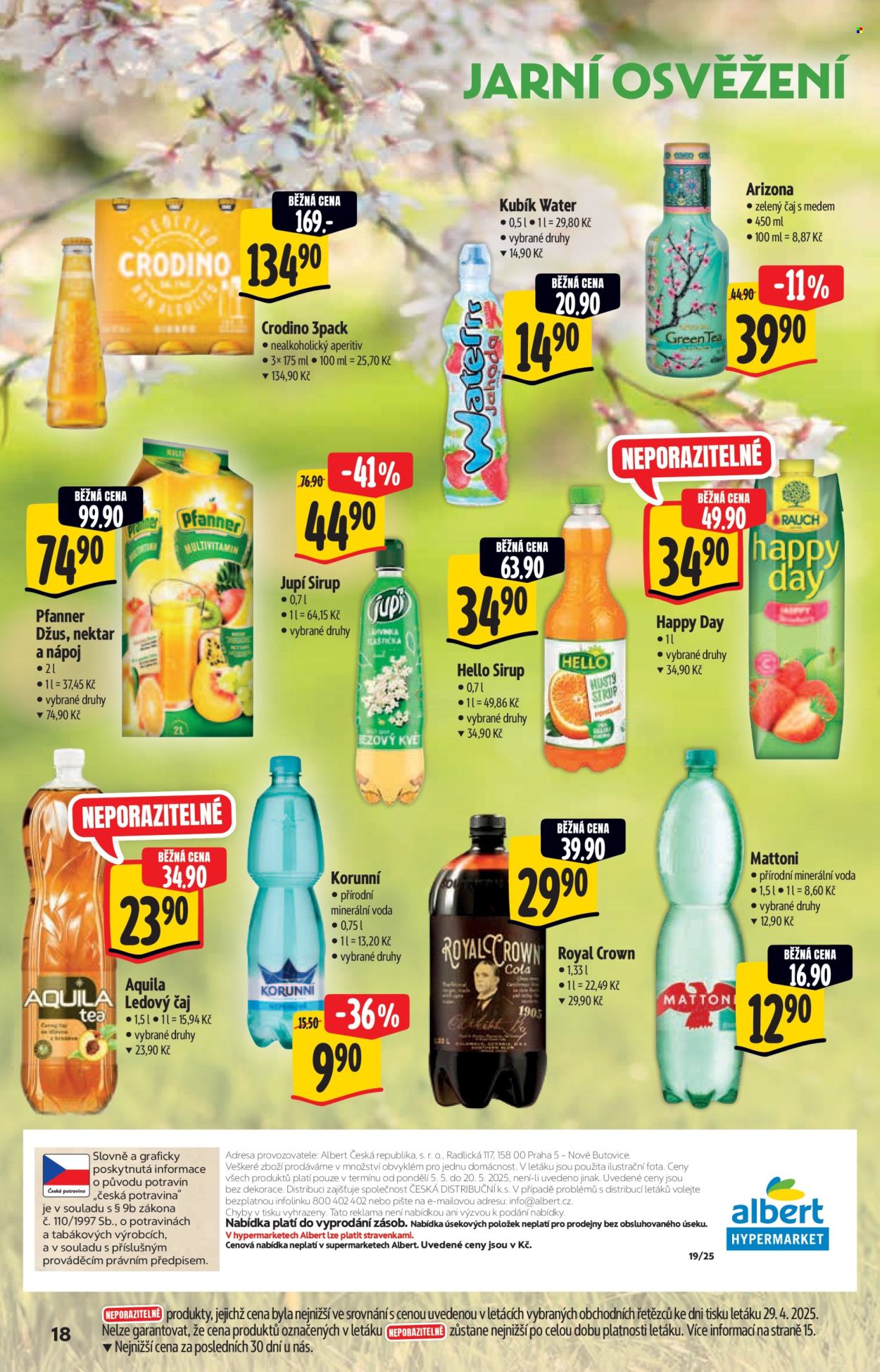 Leták Albert Hypermarket - 5.5.2025 - 20.5.2025. Strana 18
