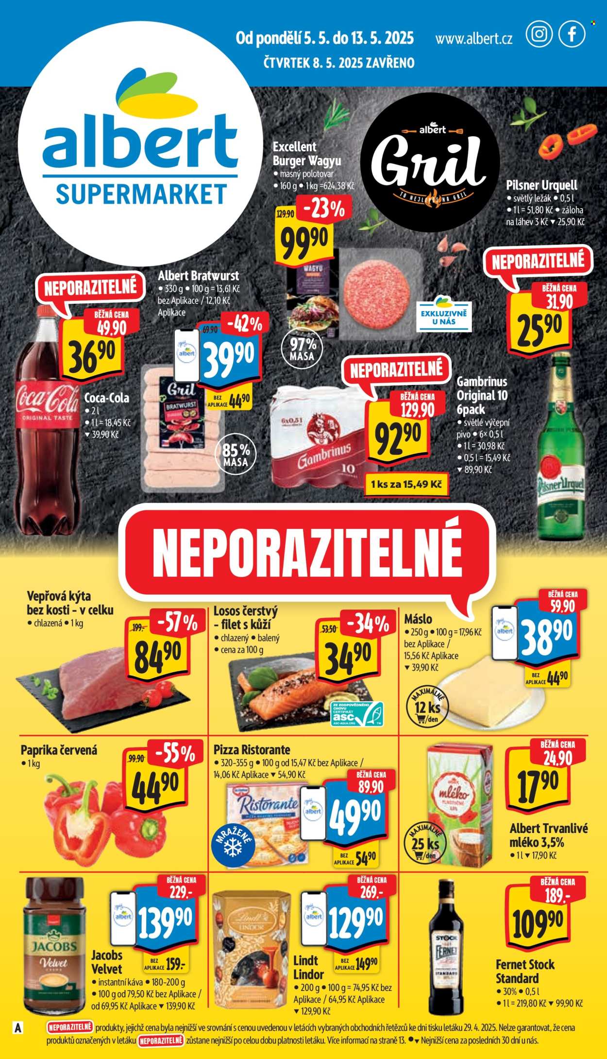 Leták Albert Supermarket - 5.5.2025 - 13.5.2025. Strana 1