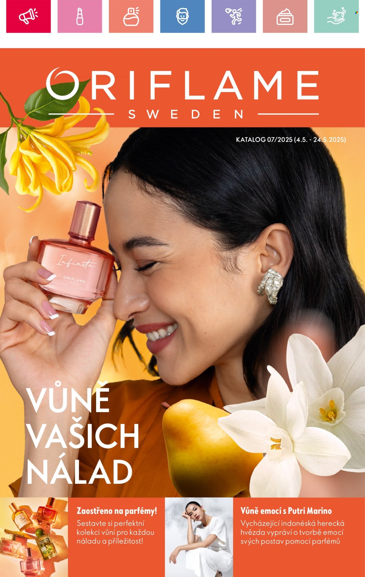 Leták ORIFLAME - 4.5.2025 - 24.5.2025. Strana 1