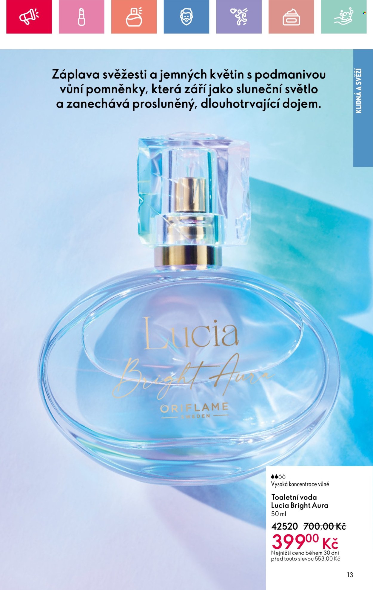 Leták ORIFLAME - 4.5.2025 - 24.5.2025. Strana 13