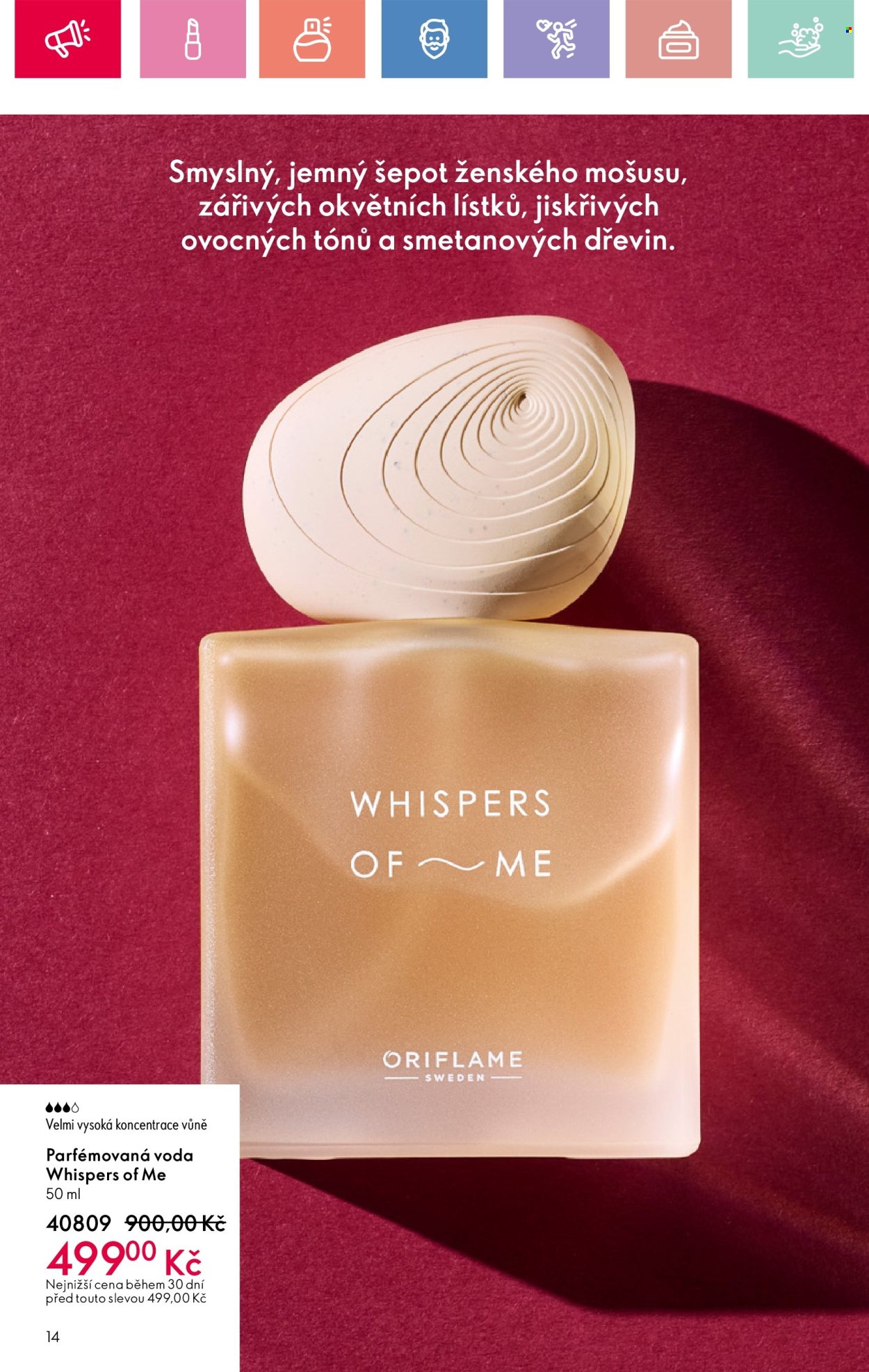 Leták ORIFLAME - 4.5.2025 - 24.5.2025. Strana 14